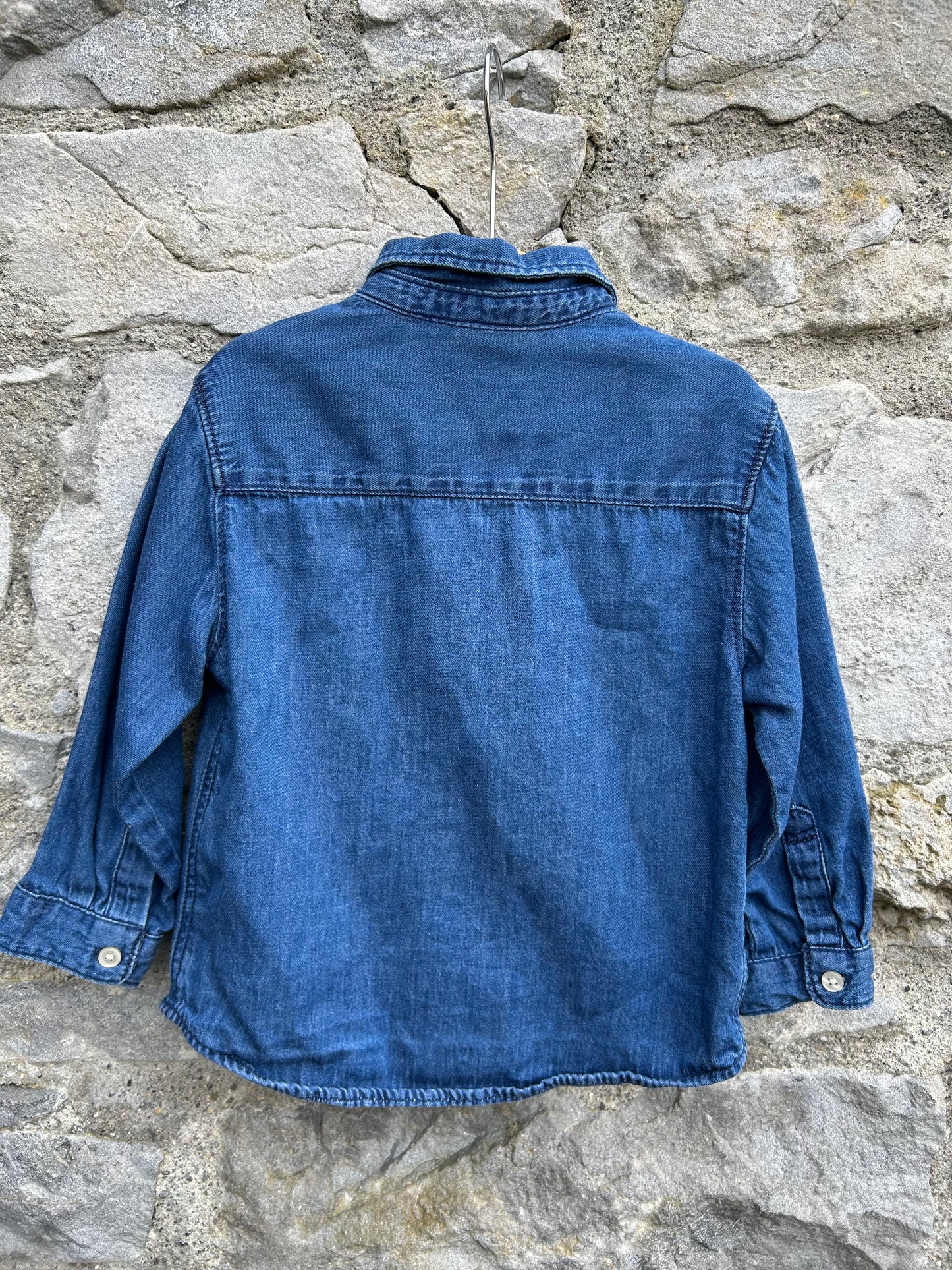 Denim shirt 18-24m (86-92cm)