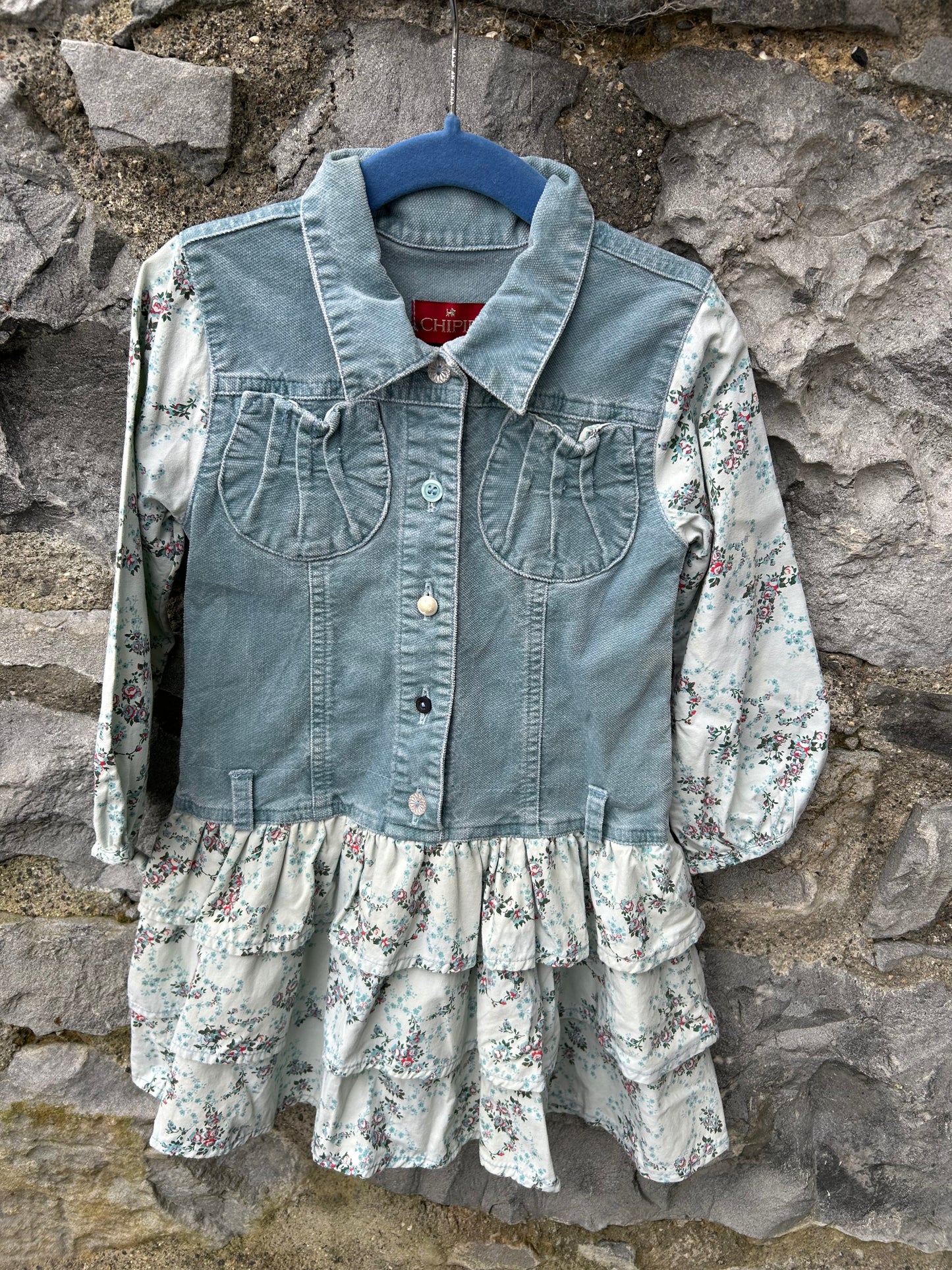 Y2K floral dress 2-3y (92-98cm)