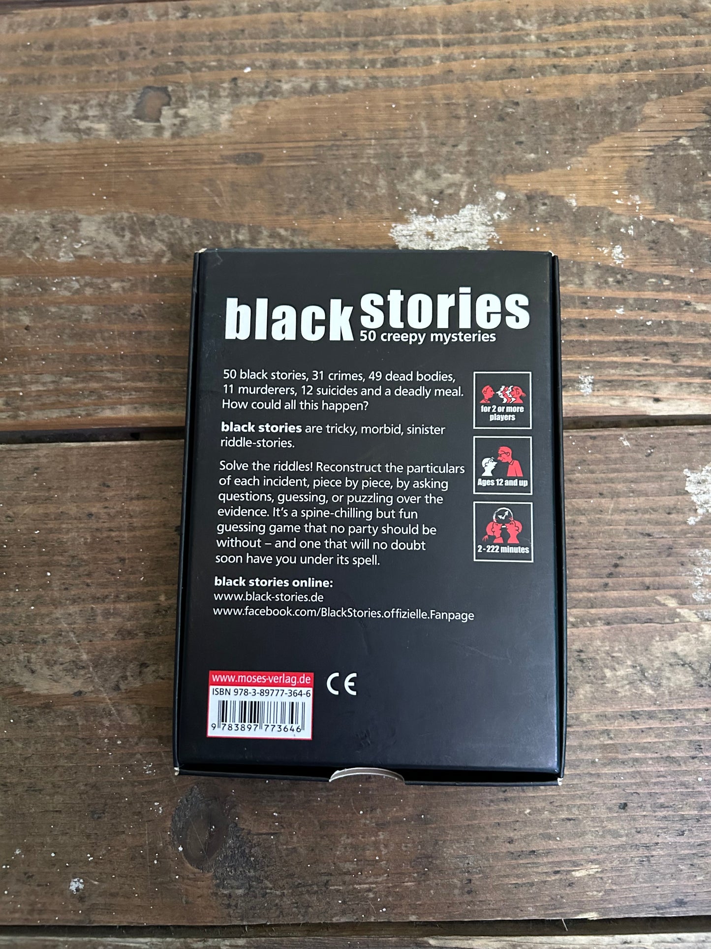 Mysteries stories card