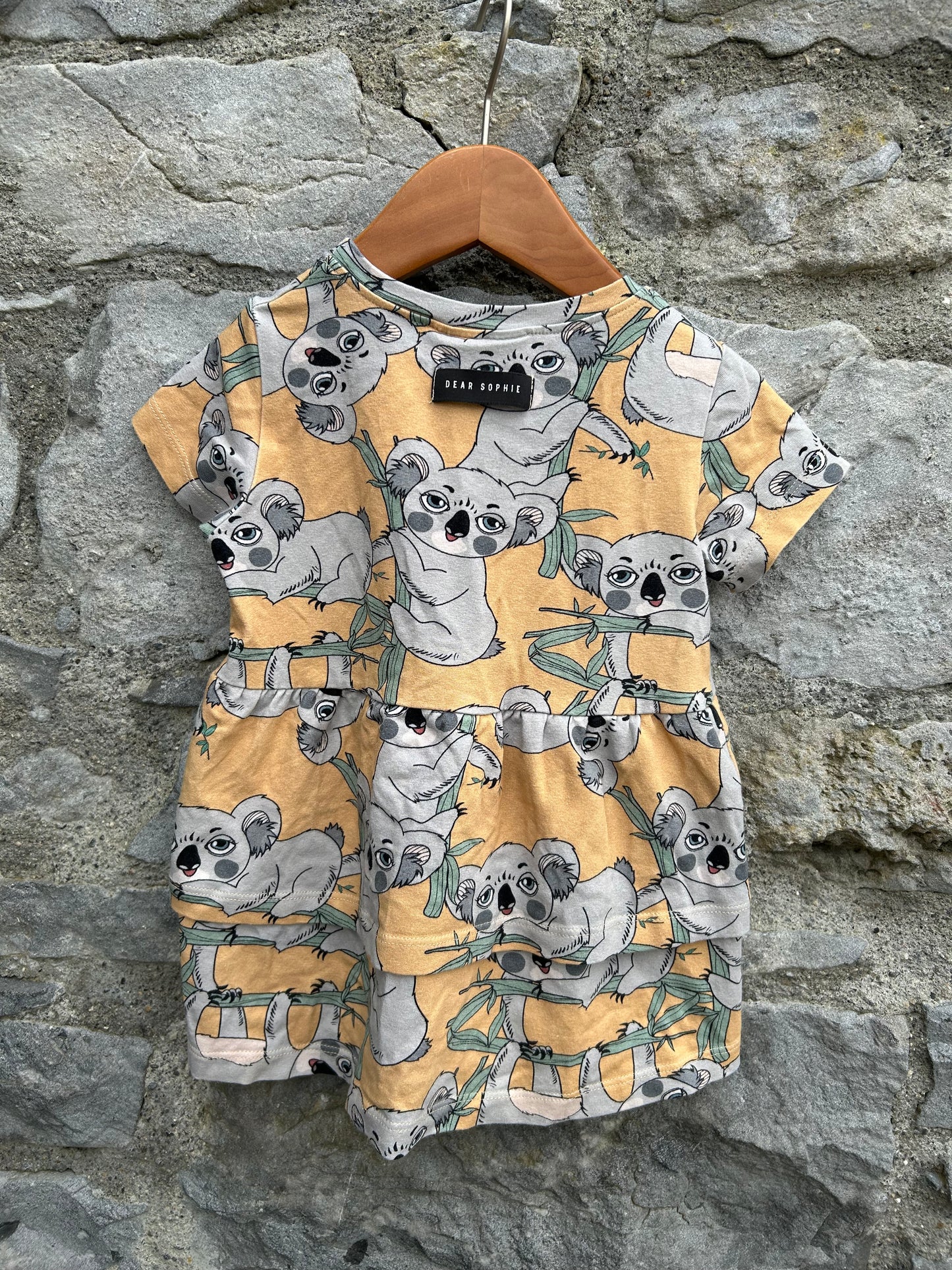 Koala tiered dress 18m (86cm)