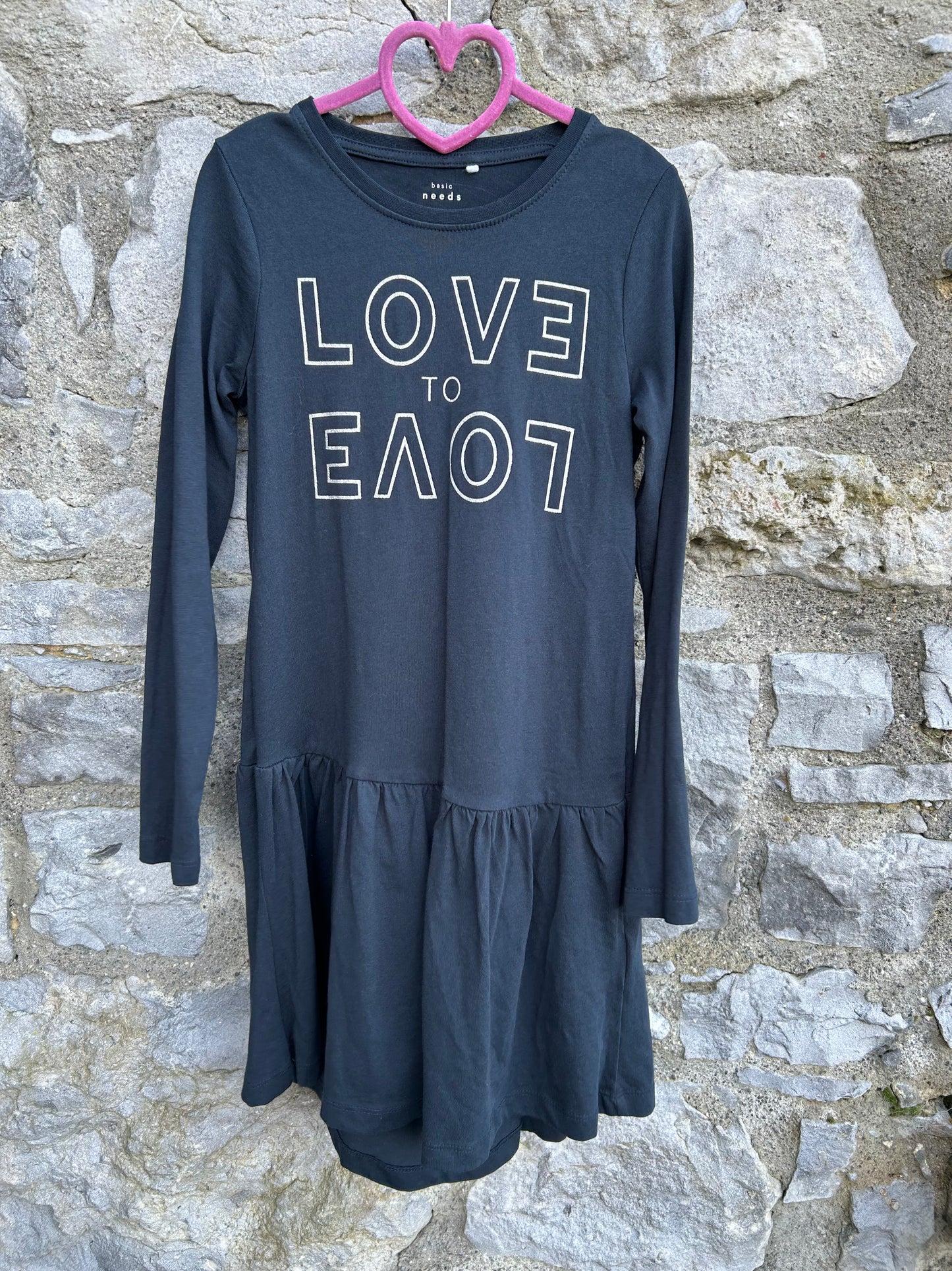 Love navy dress 9y (134cm)