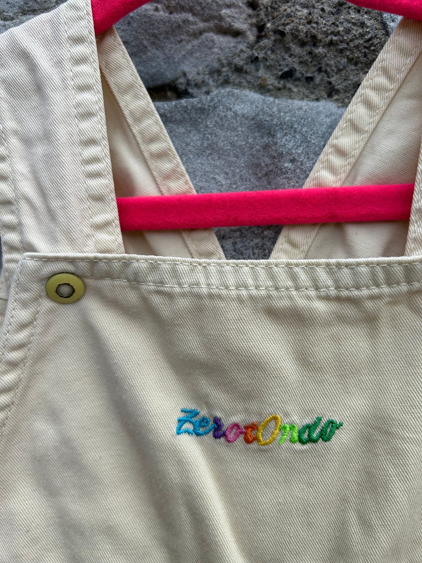 90s beige dungarees 9-12m (74-80cm)
