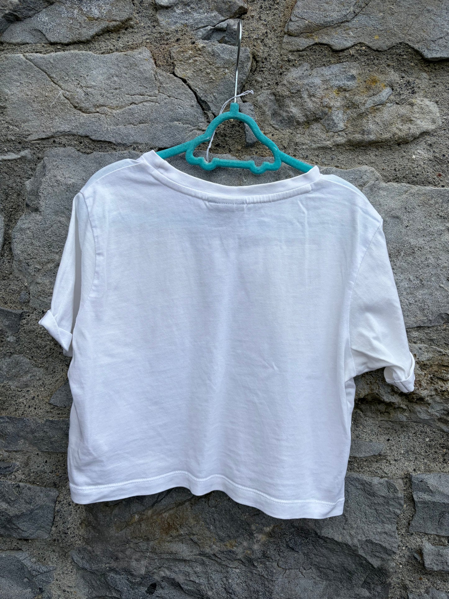 Ellesse white cropped top 8-9y (128-134cm)
