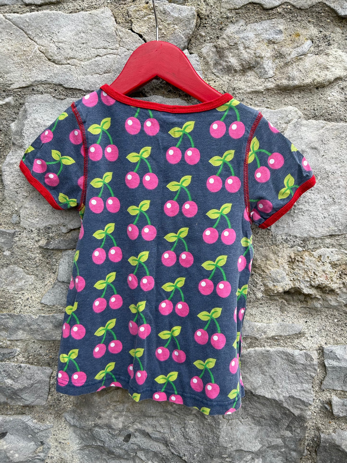 Cherries A-line T-shirt 5y (110cm)