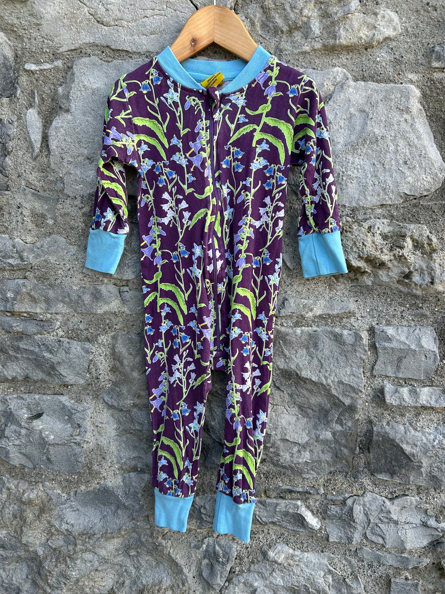 Campanula Gothic Grape zip suit 9-12m (74-80cm)