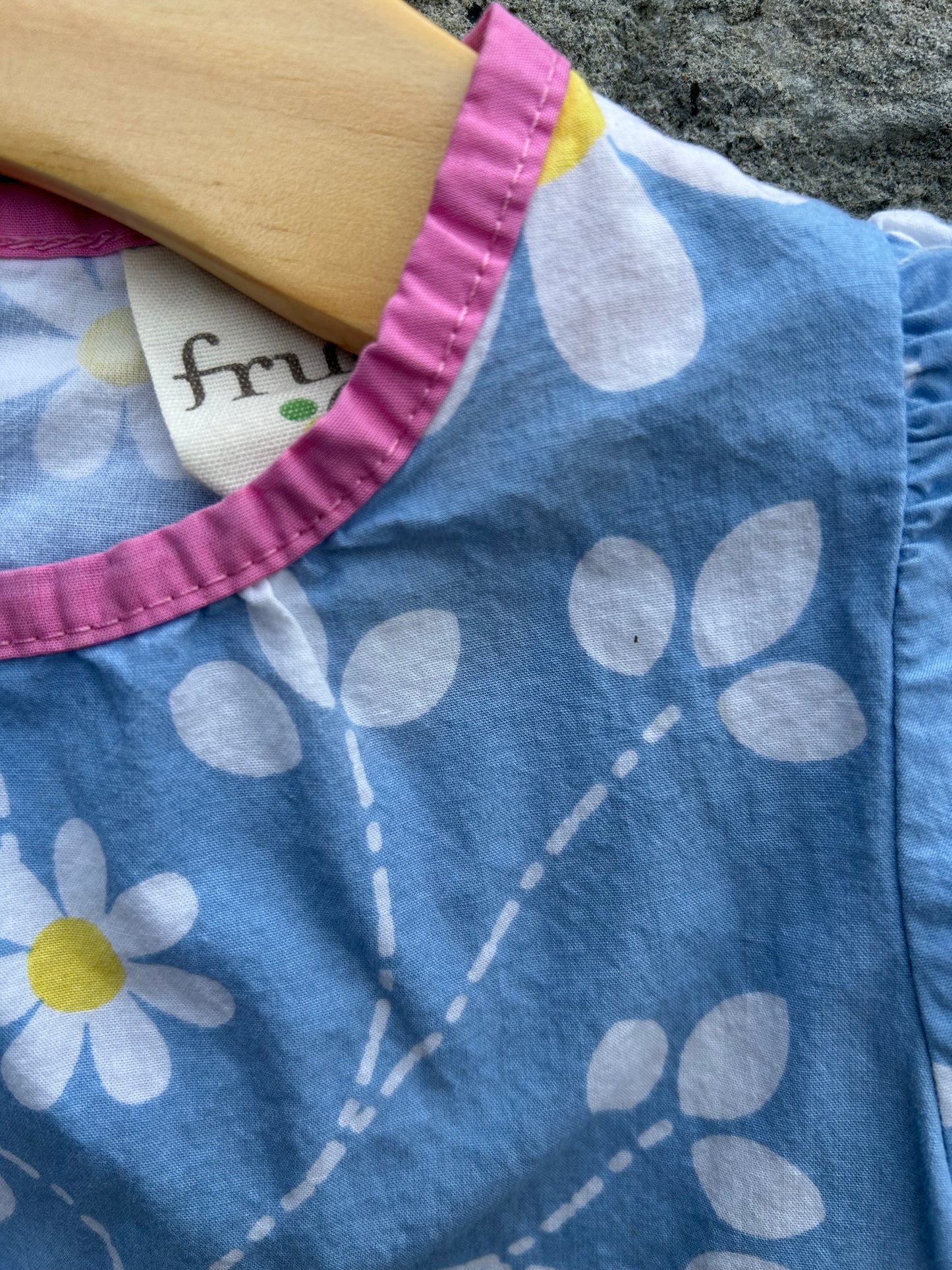 Blue floral top 12-18m (80-86cm)