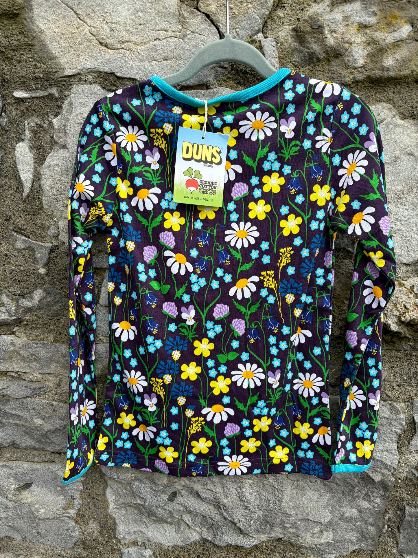 Midsummer Flowers Purple top 7y (122cm)