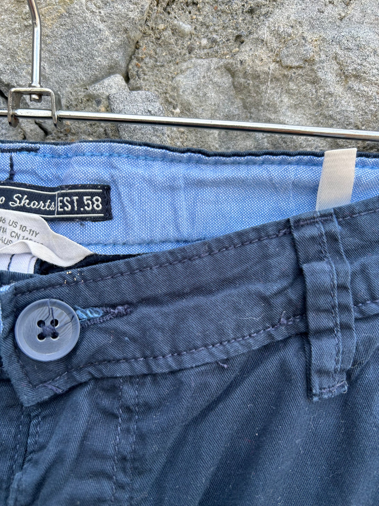 Navy shorts 10-11y (140-146cm)