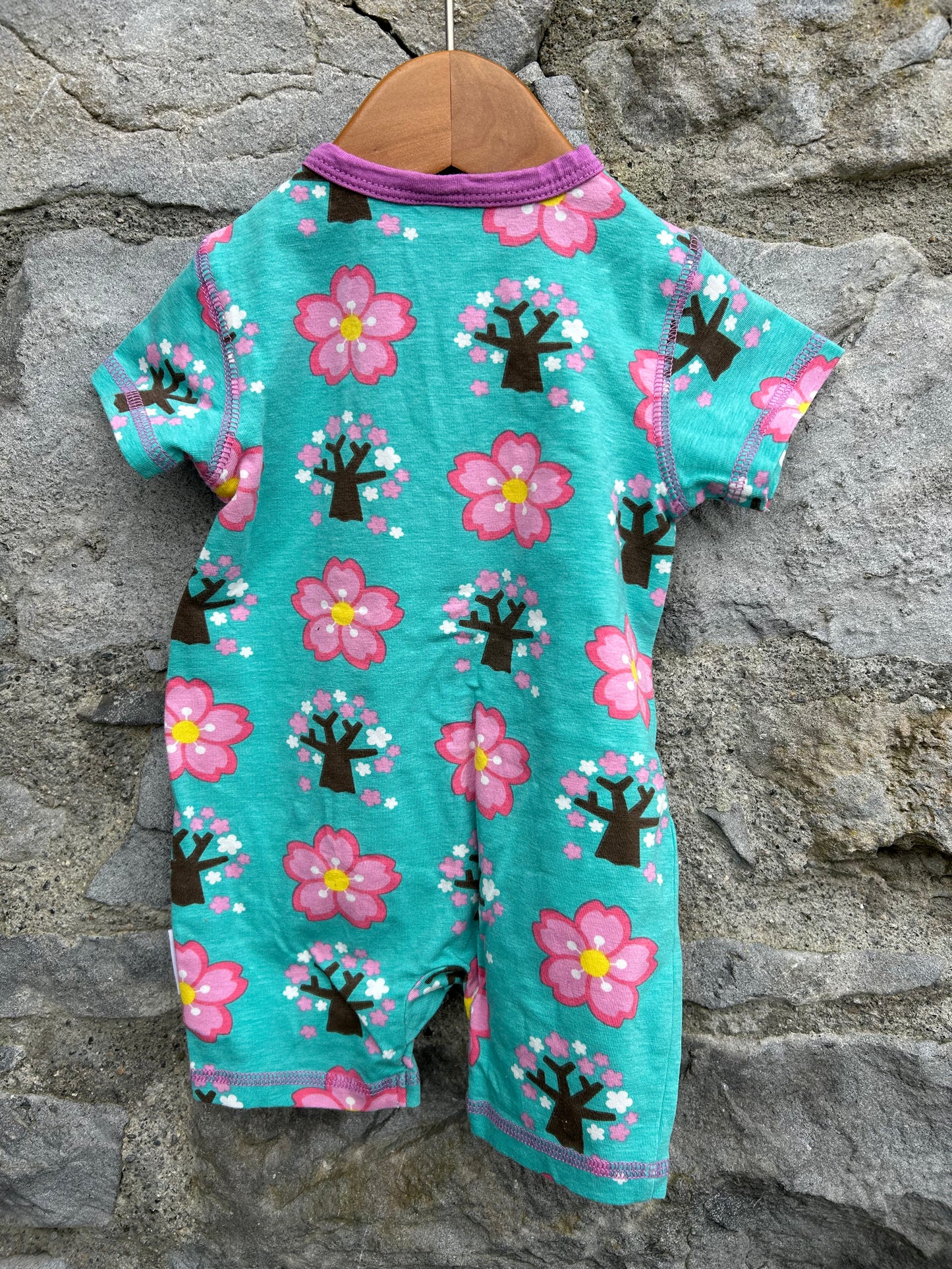 Blooming trees rompers 0-1m (50-56cm)