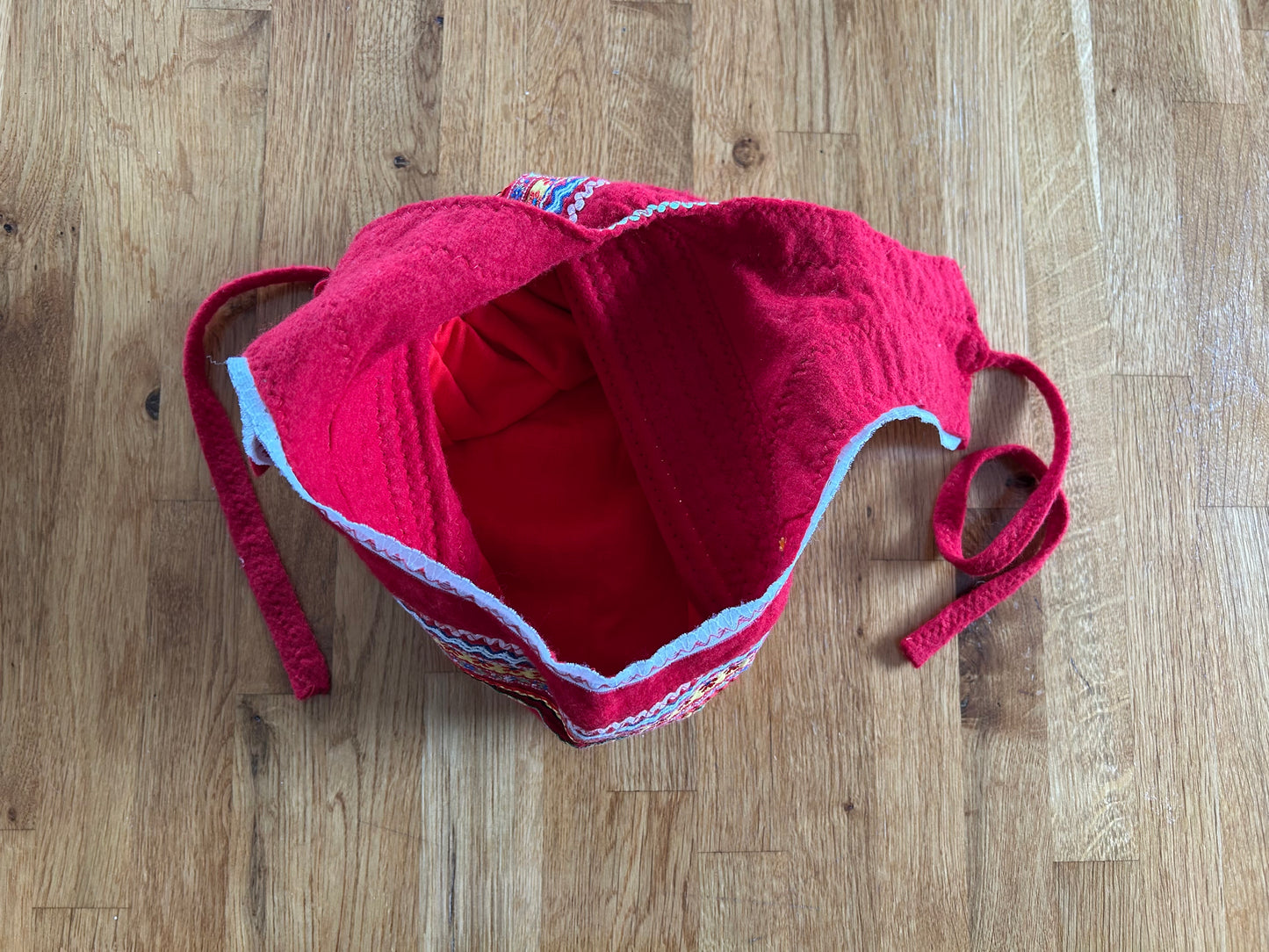 Red kids hat
