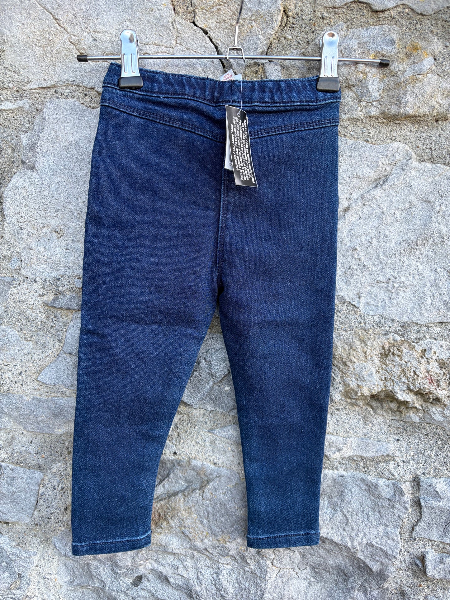 Navy jeggings 18-24m (86-92cm)