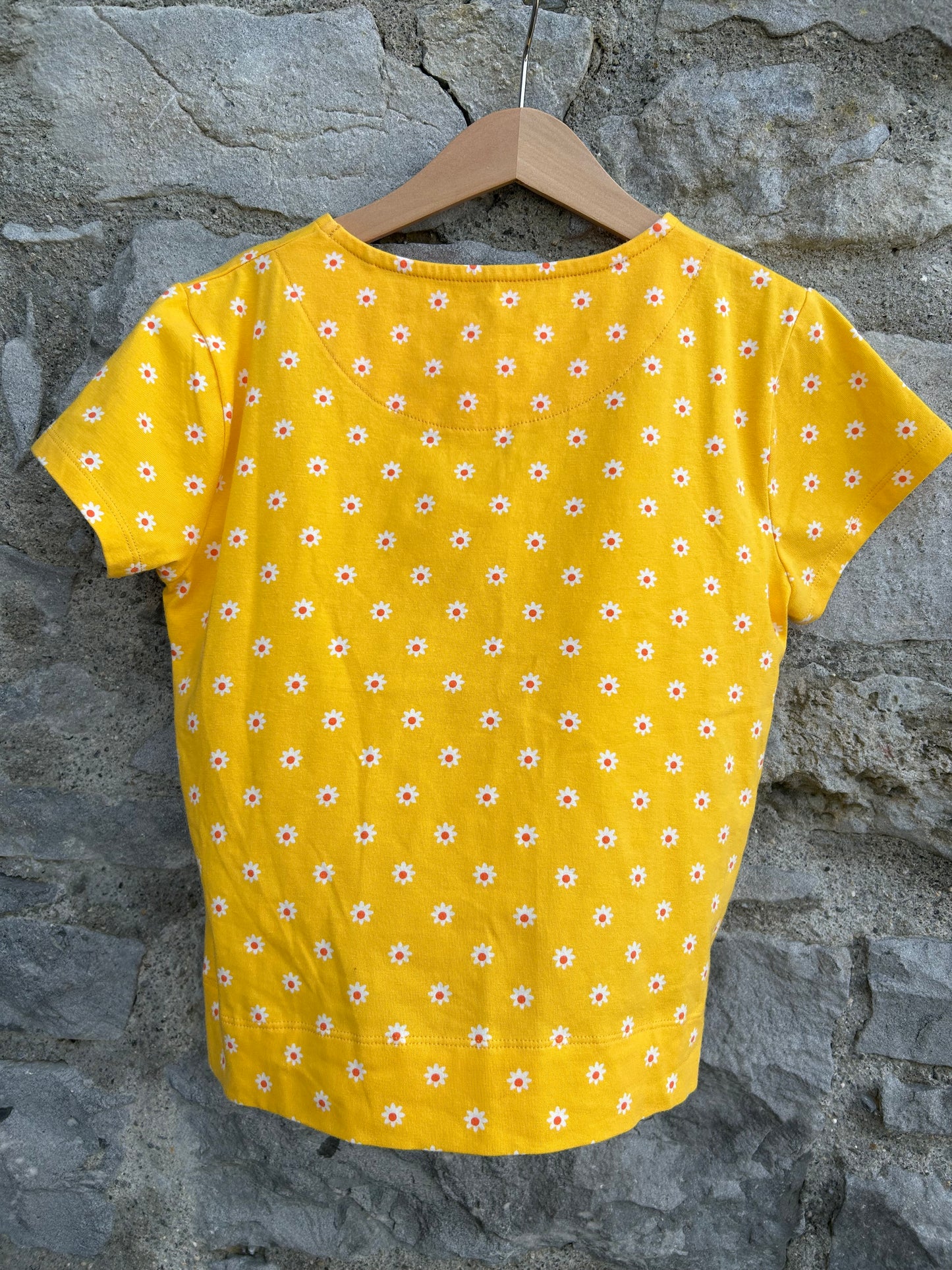 Flowers yellow top 9y (134cm)