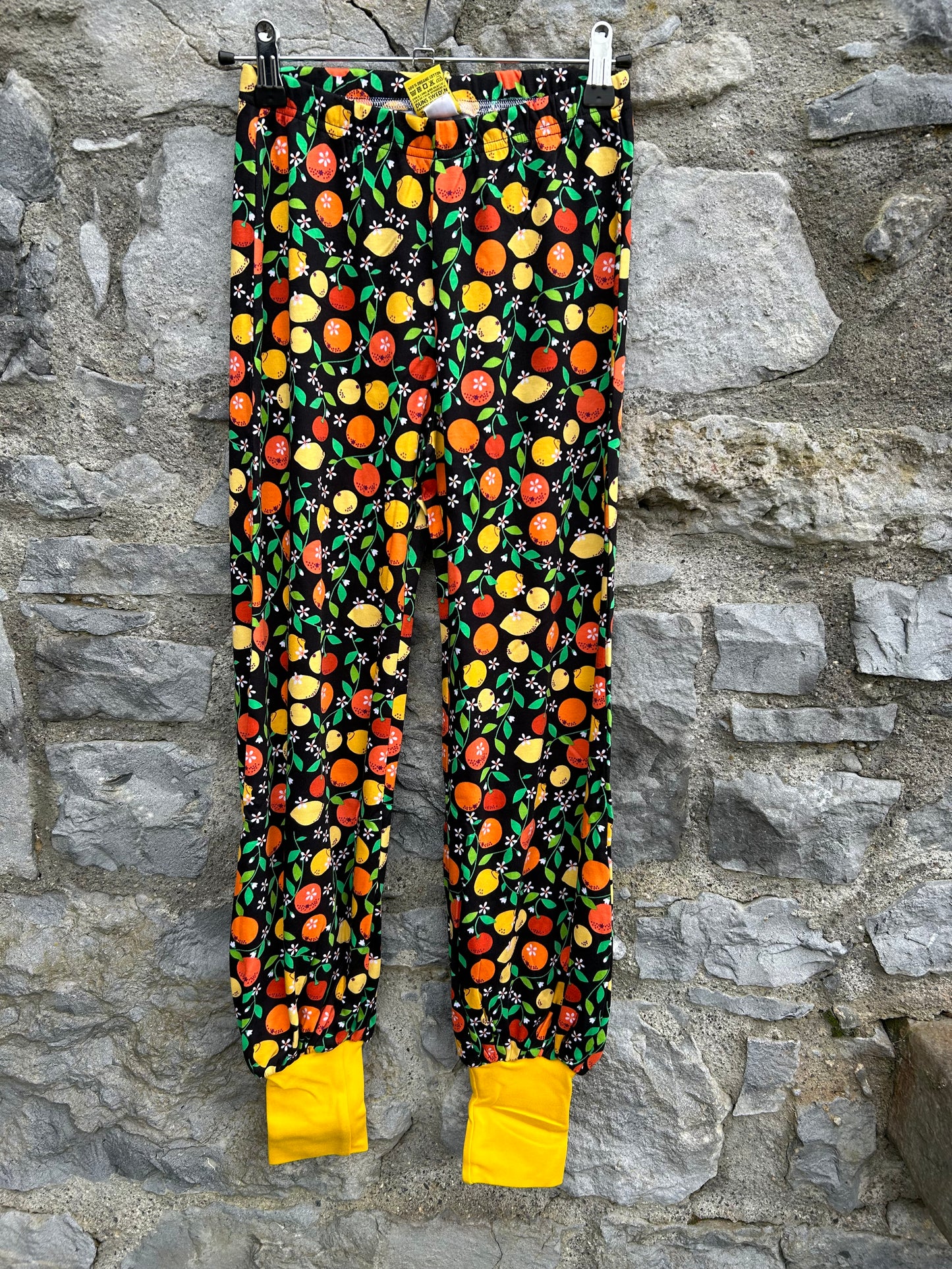 Black citrus baggy pants 9-10y (134-140cm)