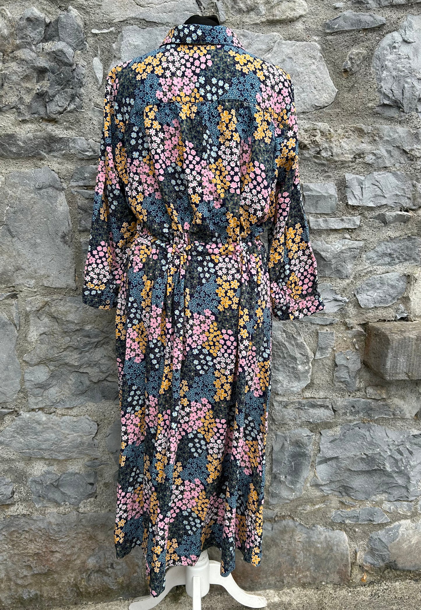 Colourful flowers shirt dress uk 14