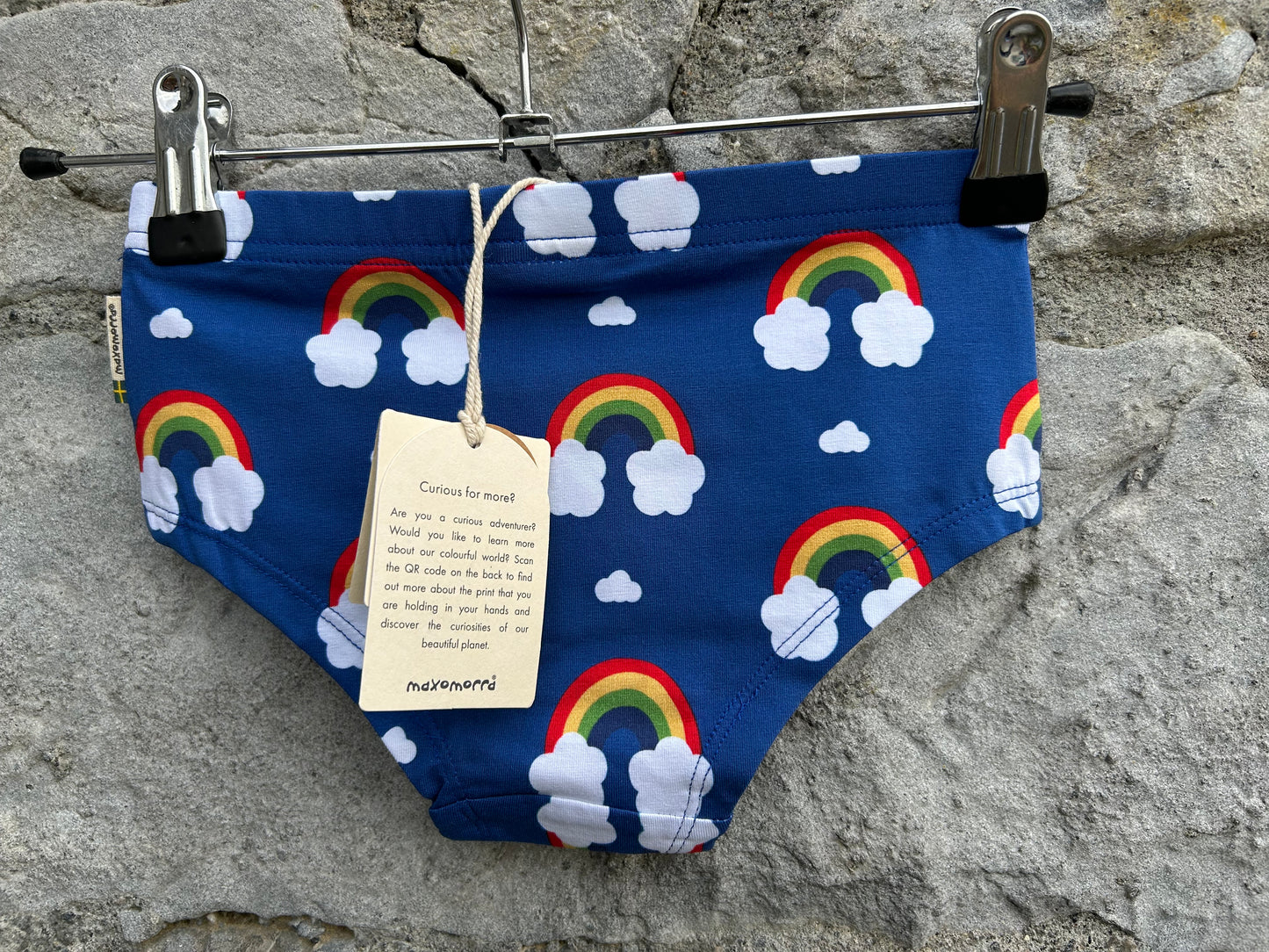 Rainbow navy briefs 5-6y (110-116cm)
