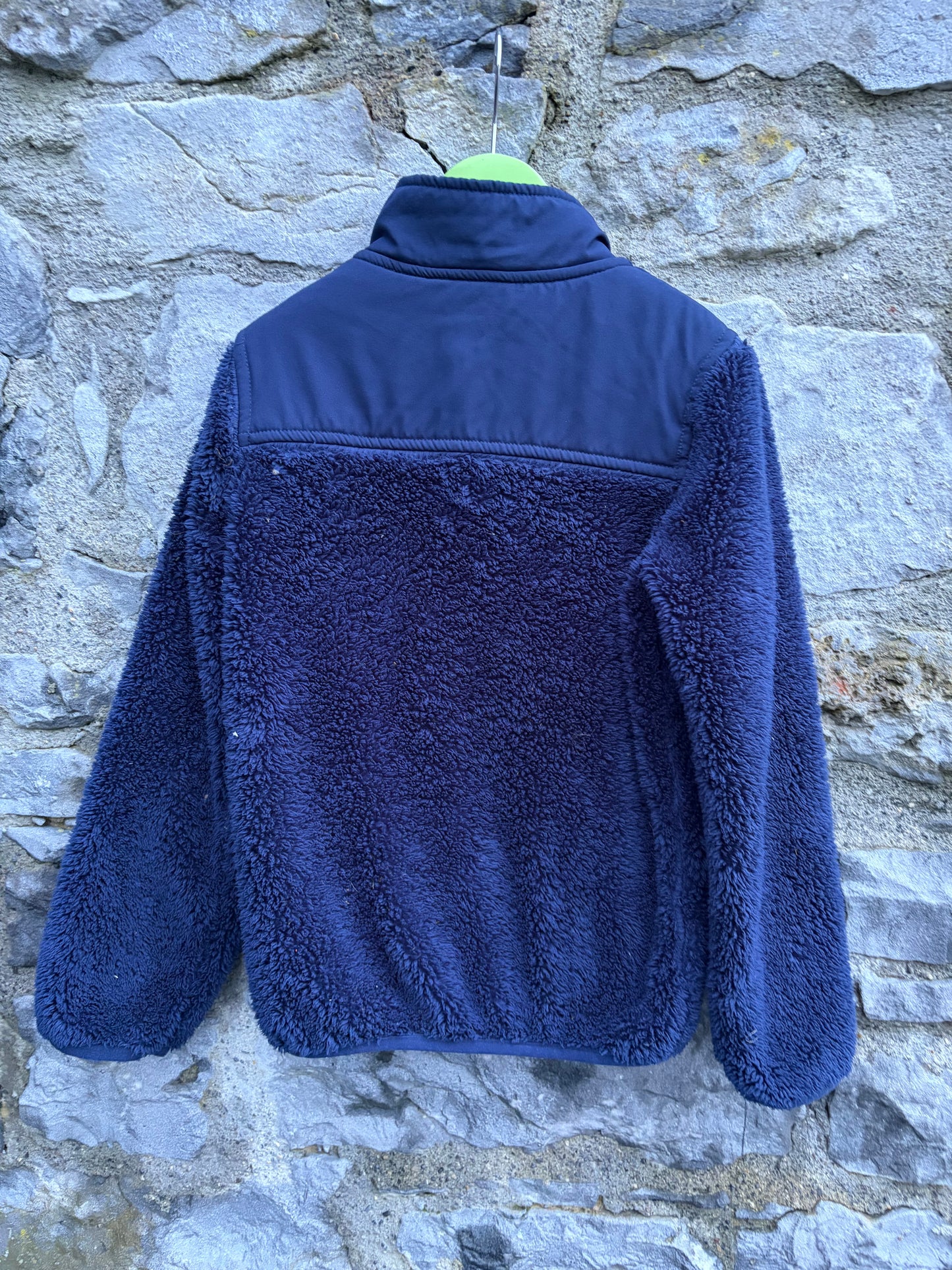 Navy zipped fleece 7y (122cm)