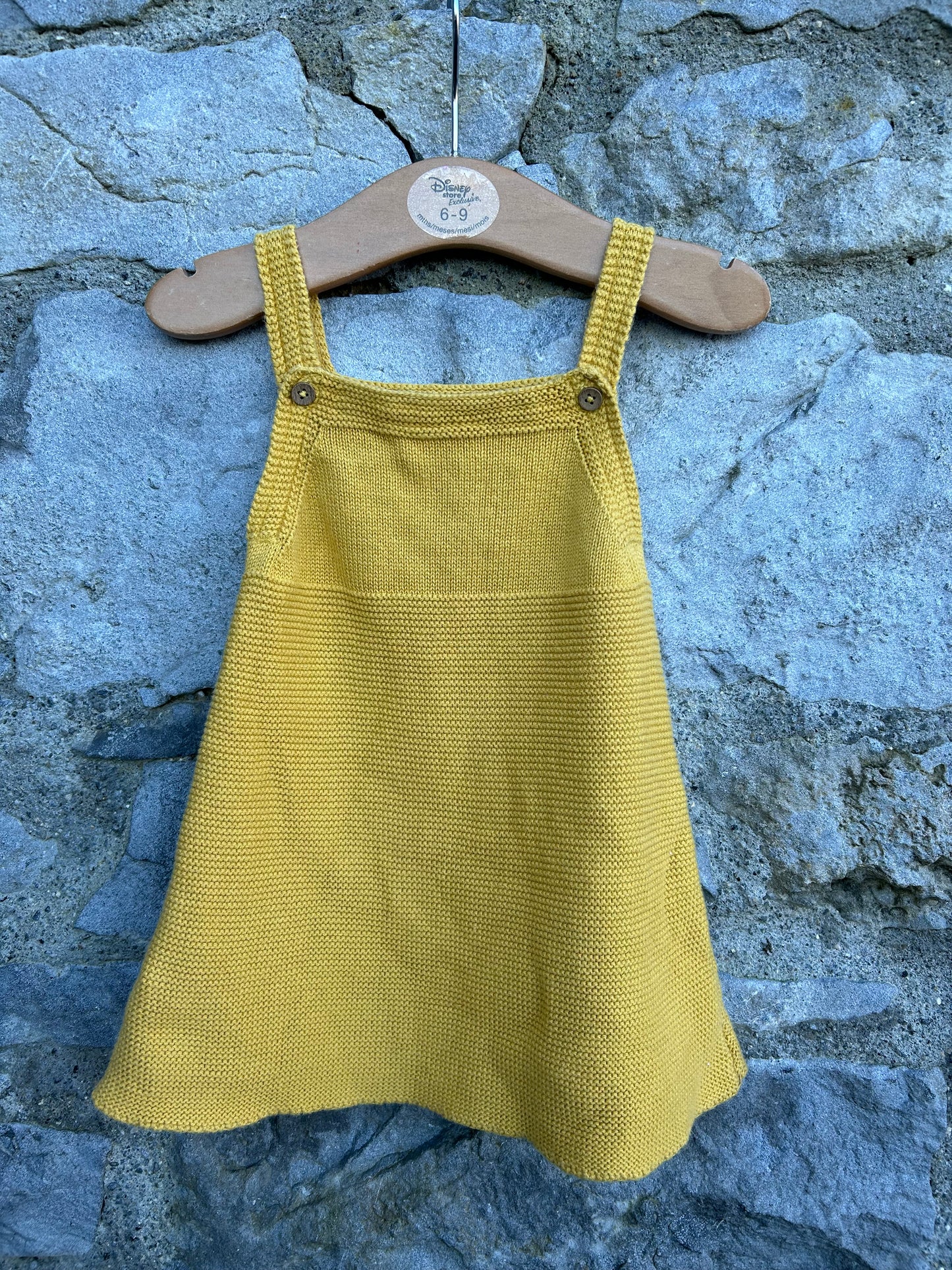Ladybird yellow pinafore 3-6m (62-68cm)