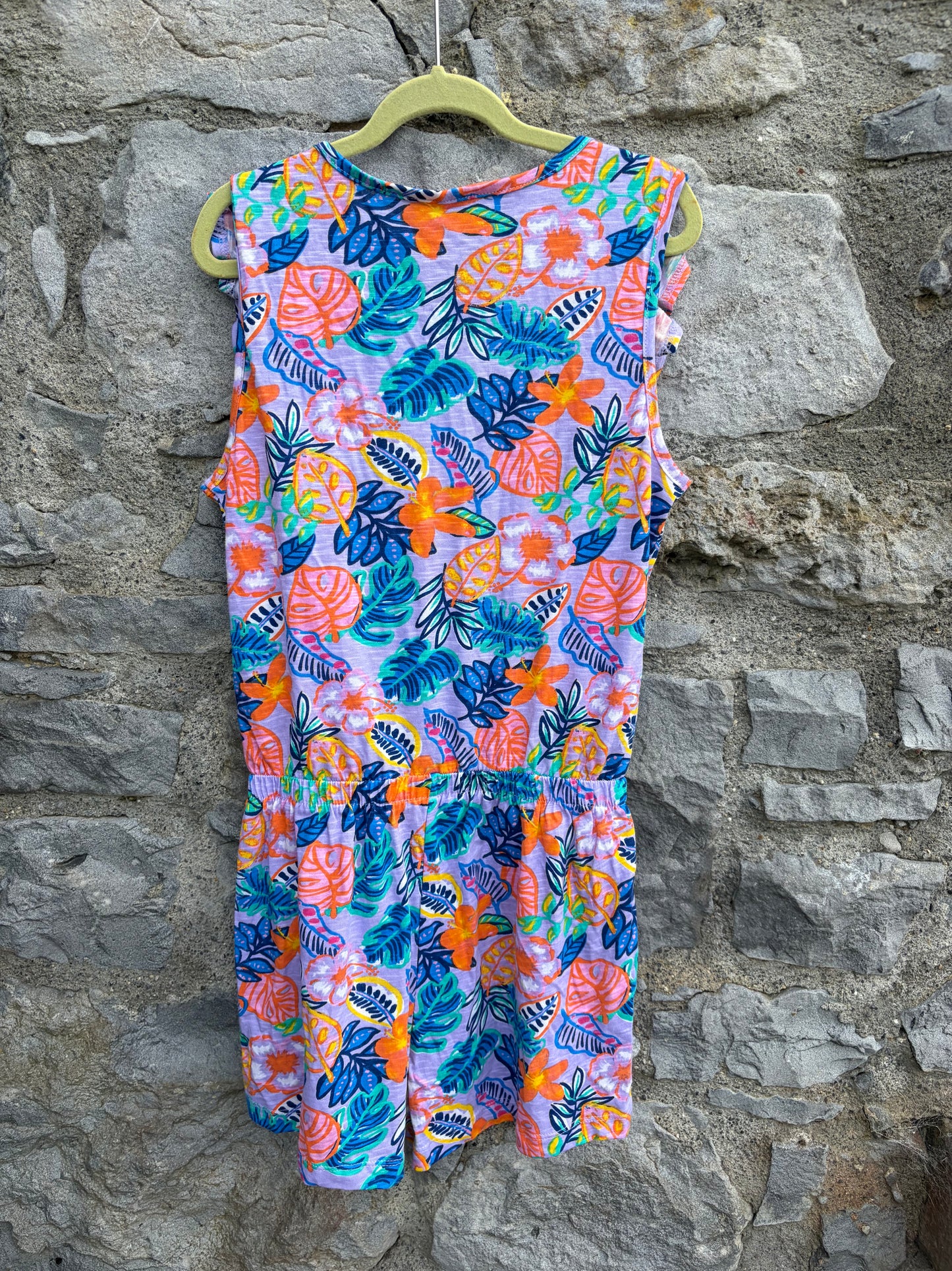 Tropical purple jumpsuit 10-11y (140-146cm)