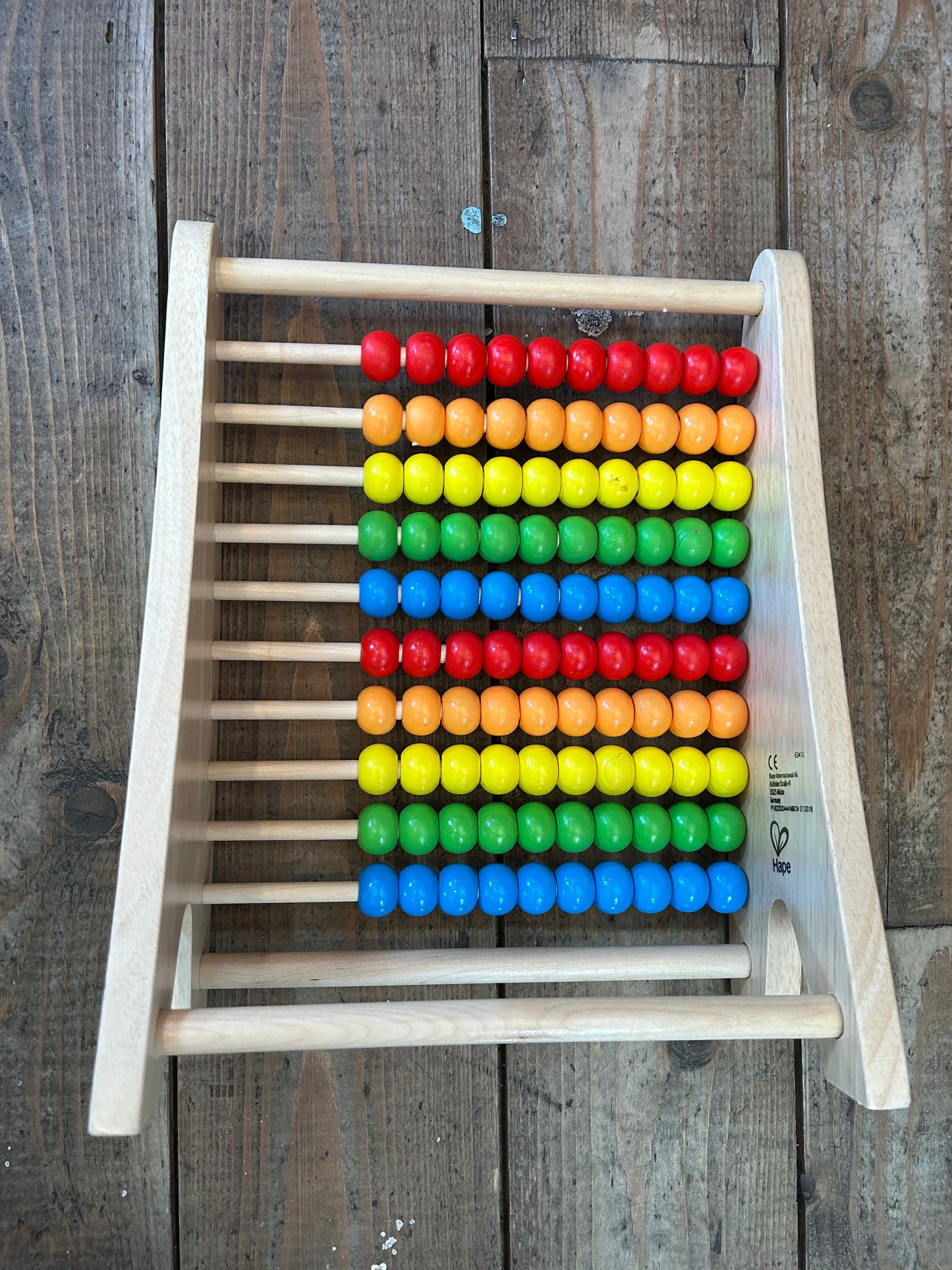 Bead Abacus wooden board