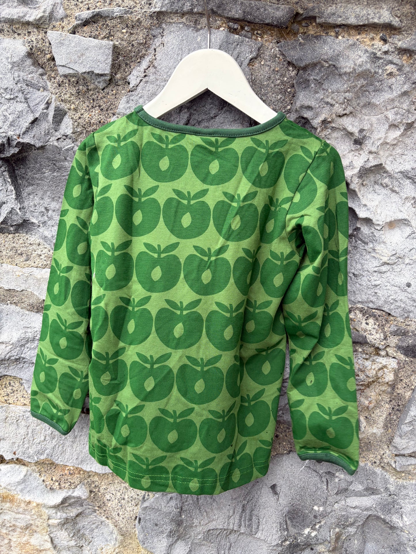 Dark green apples top 3-4y (98-104cm)