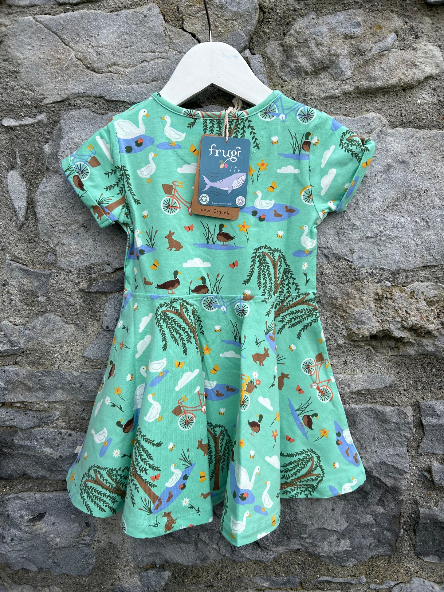 Green pond skater dress 18-24m (86-92cm)