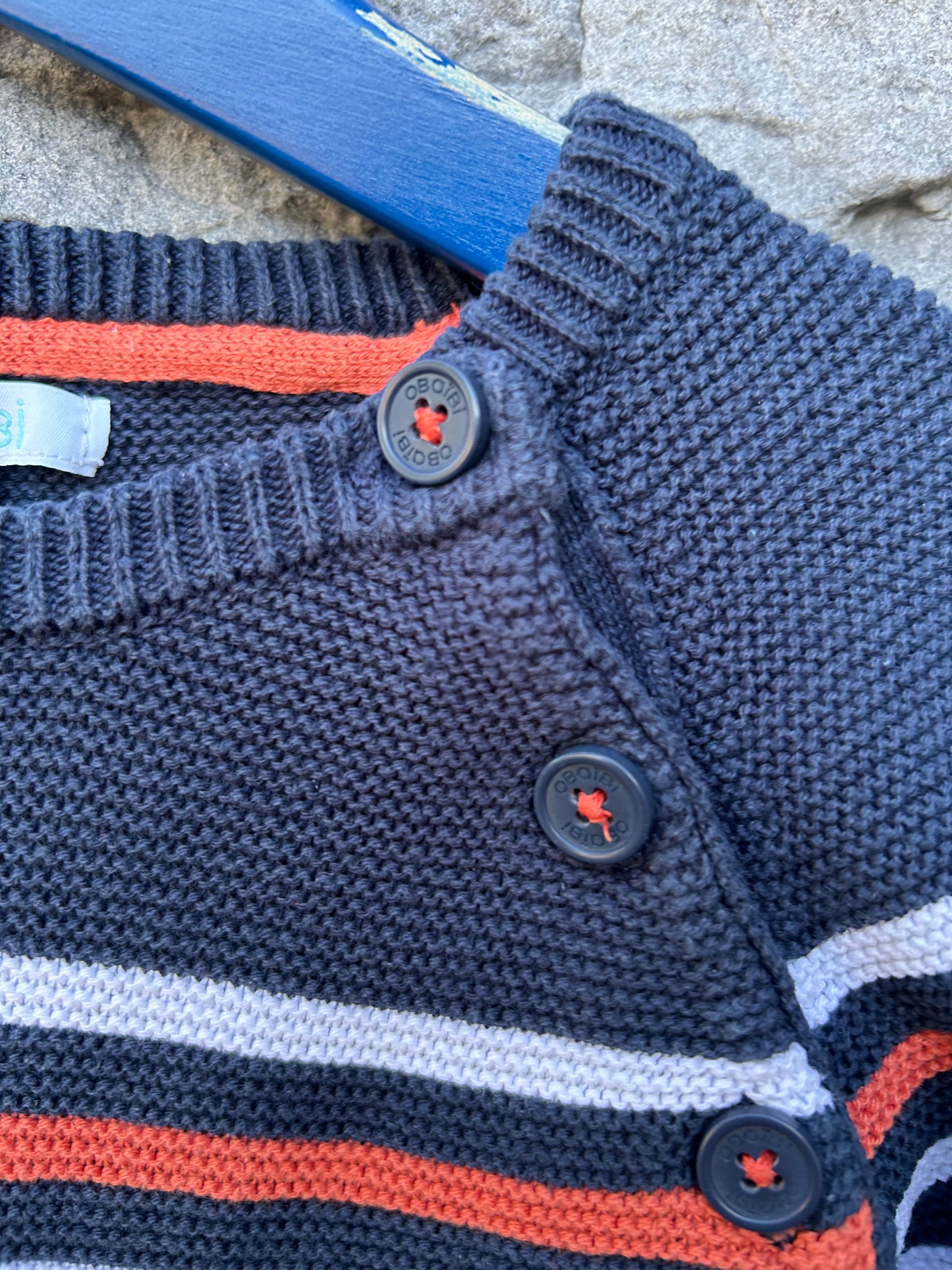 Navy stripy jumper 3y (98cm)