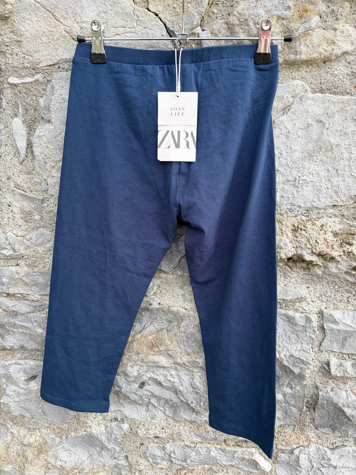 Navy cropped leggings 13-14y (158-164cm)