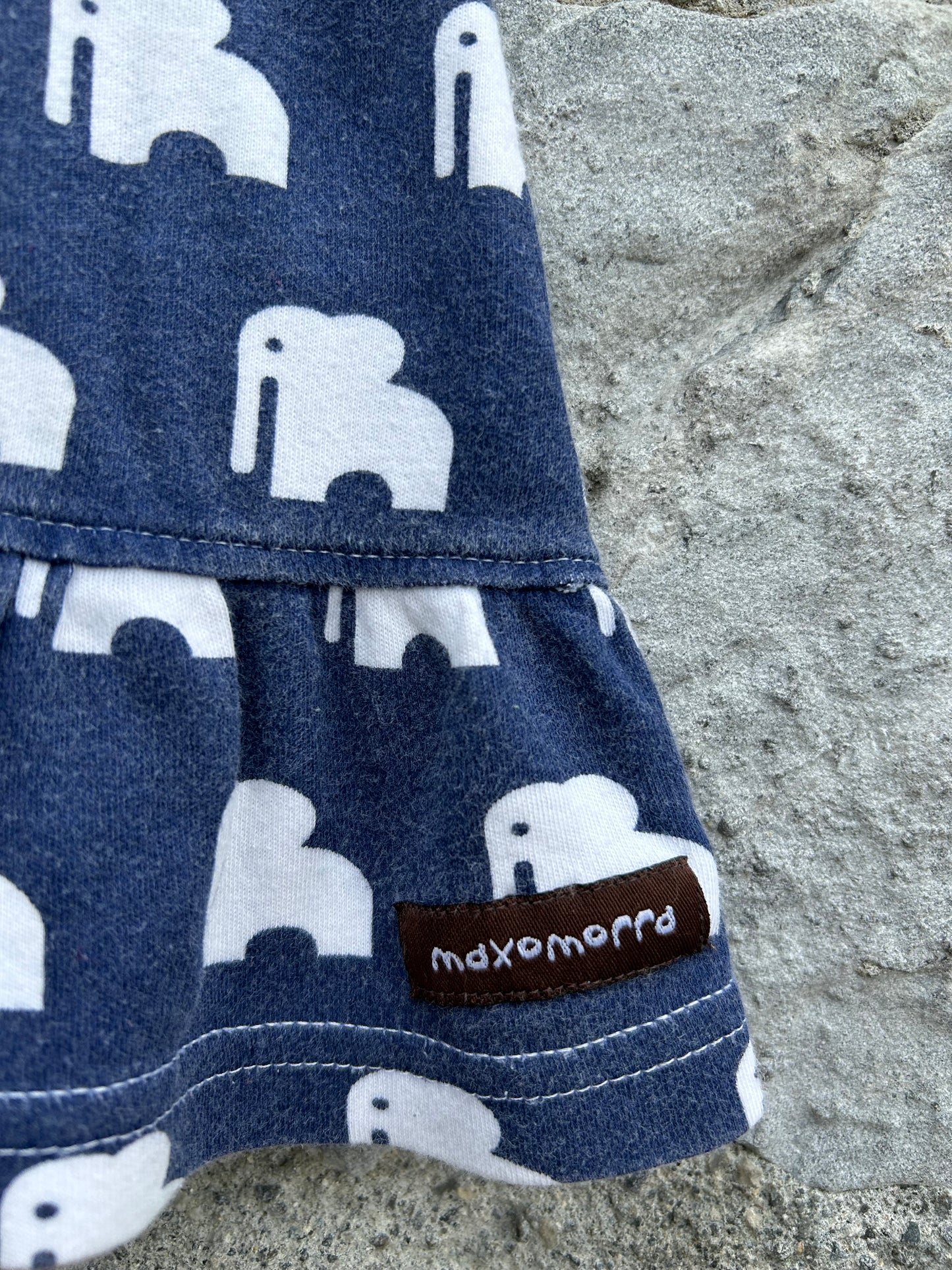 Elephants navy skirt 9-12m (74-80cm)