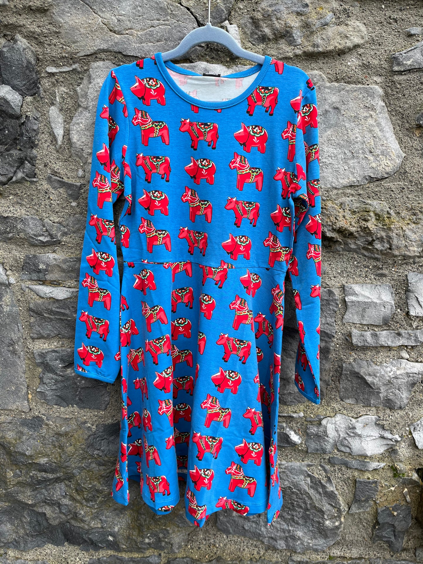 Christmas half circle skater dress 11y (146cm)