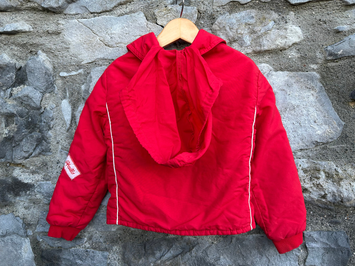 70s red ski jacket 2-3y (92-98cm)