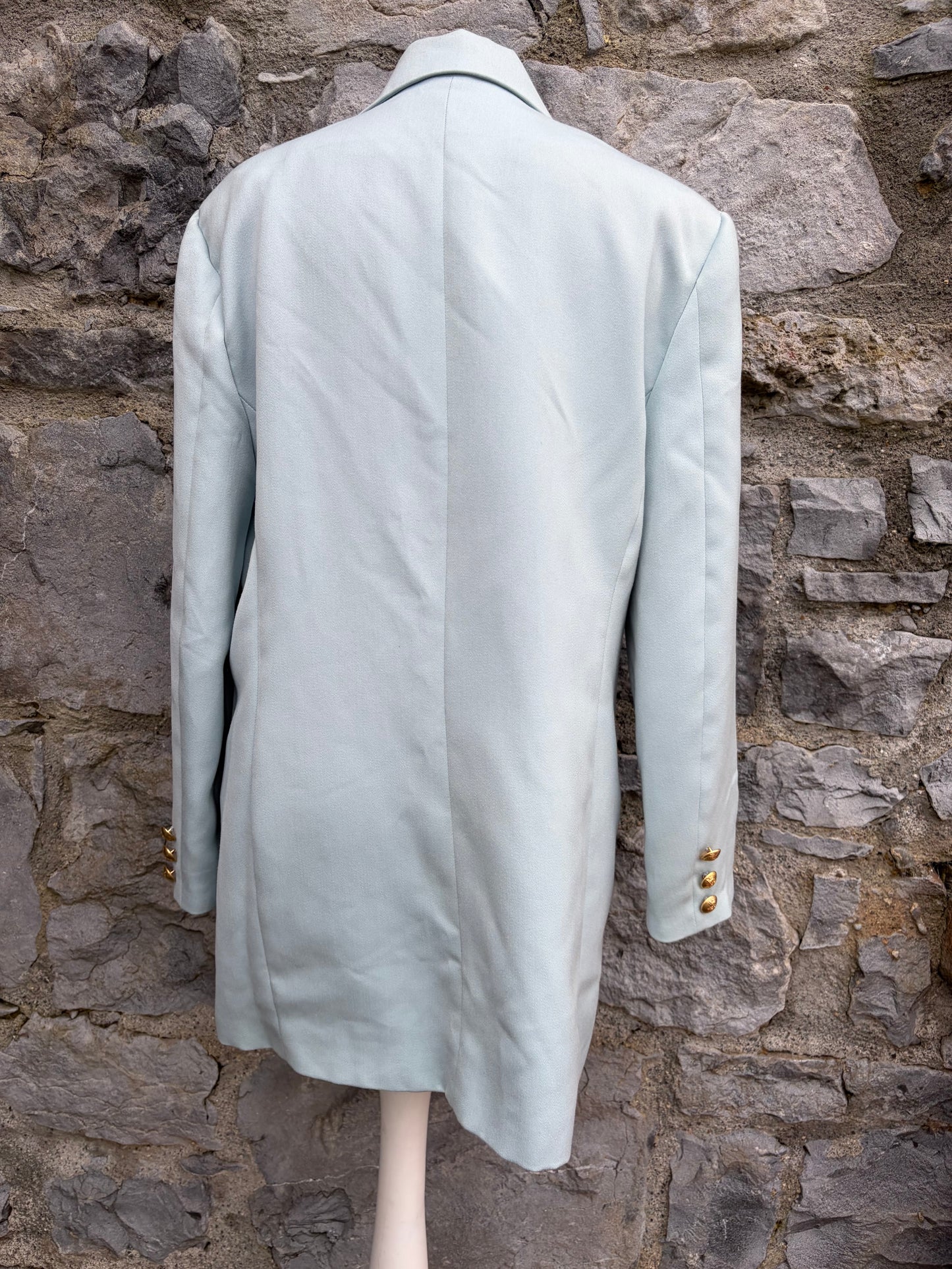 80s light blue jacket uk 10-12