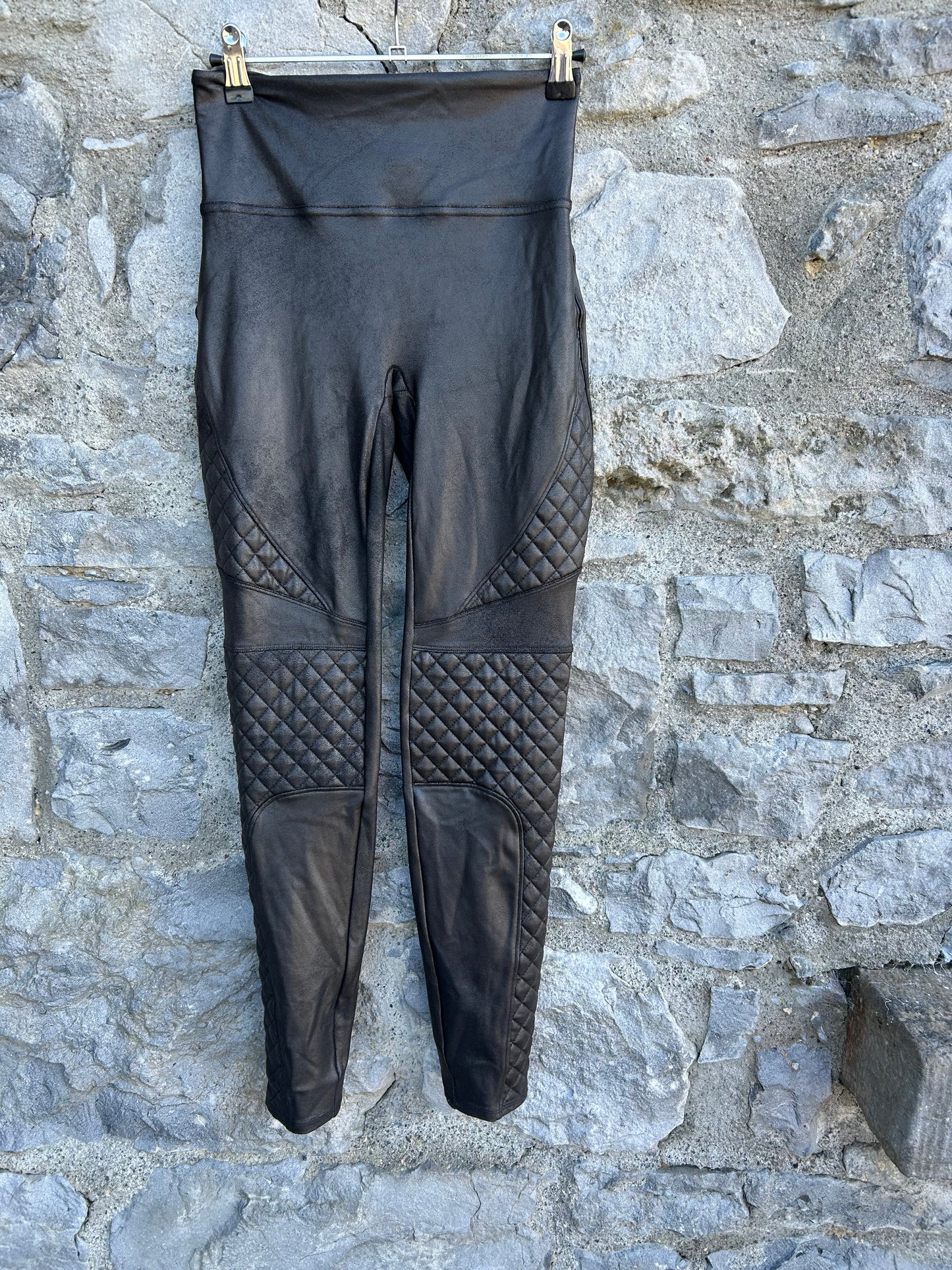 Faux Leather Moto Leggings uk 8-10