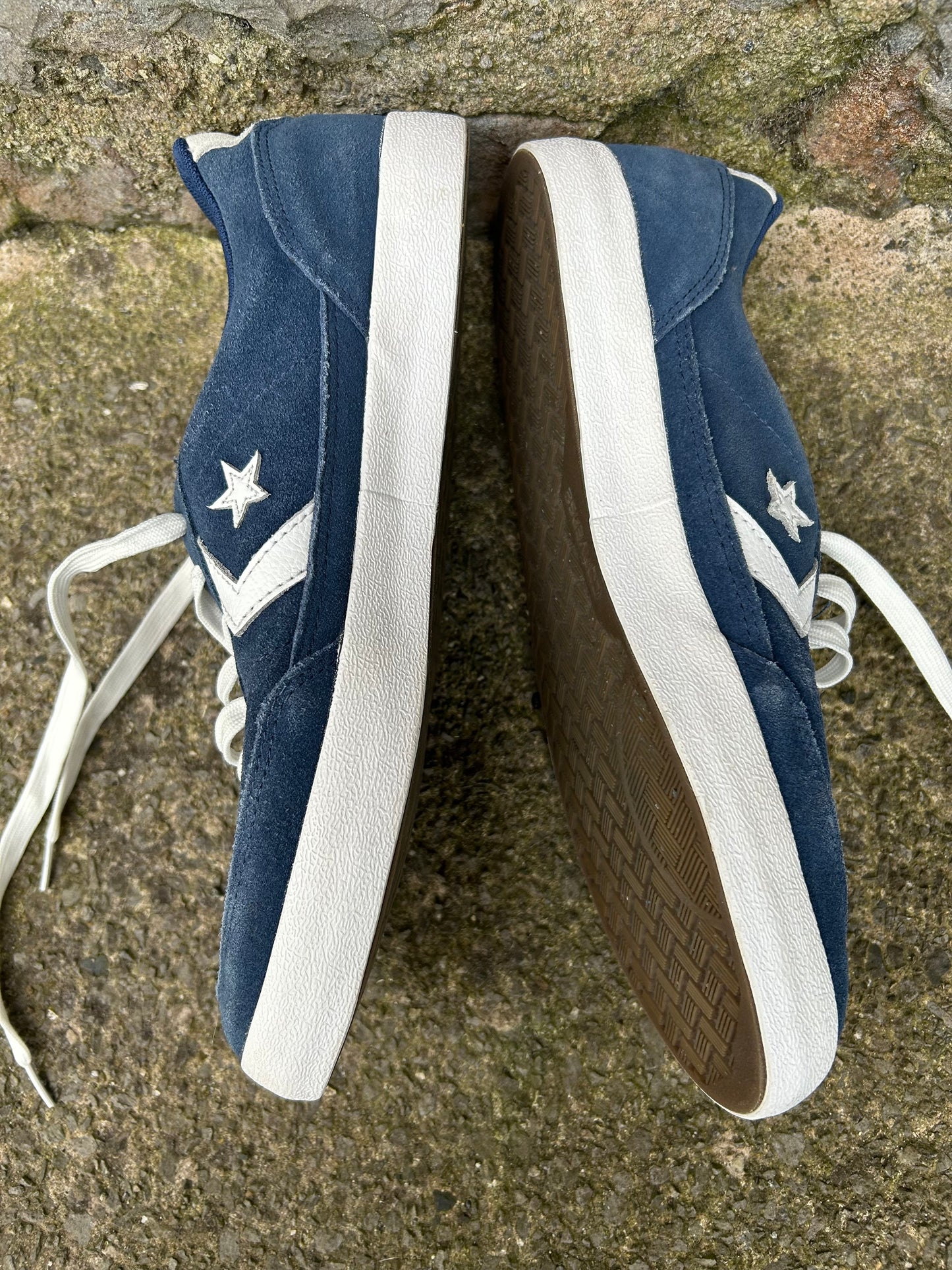 Navy & White Net Star Classic Trainers uk 8.5 (eu 42.5)