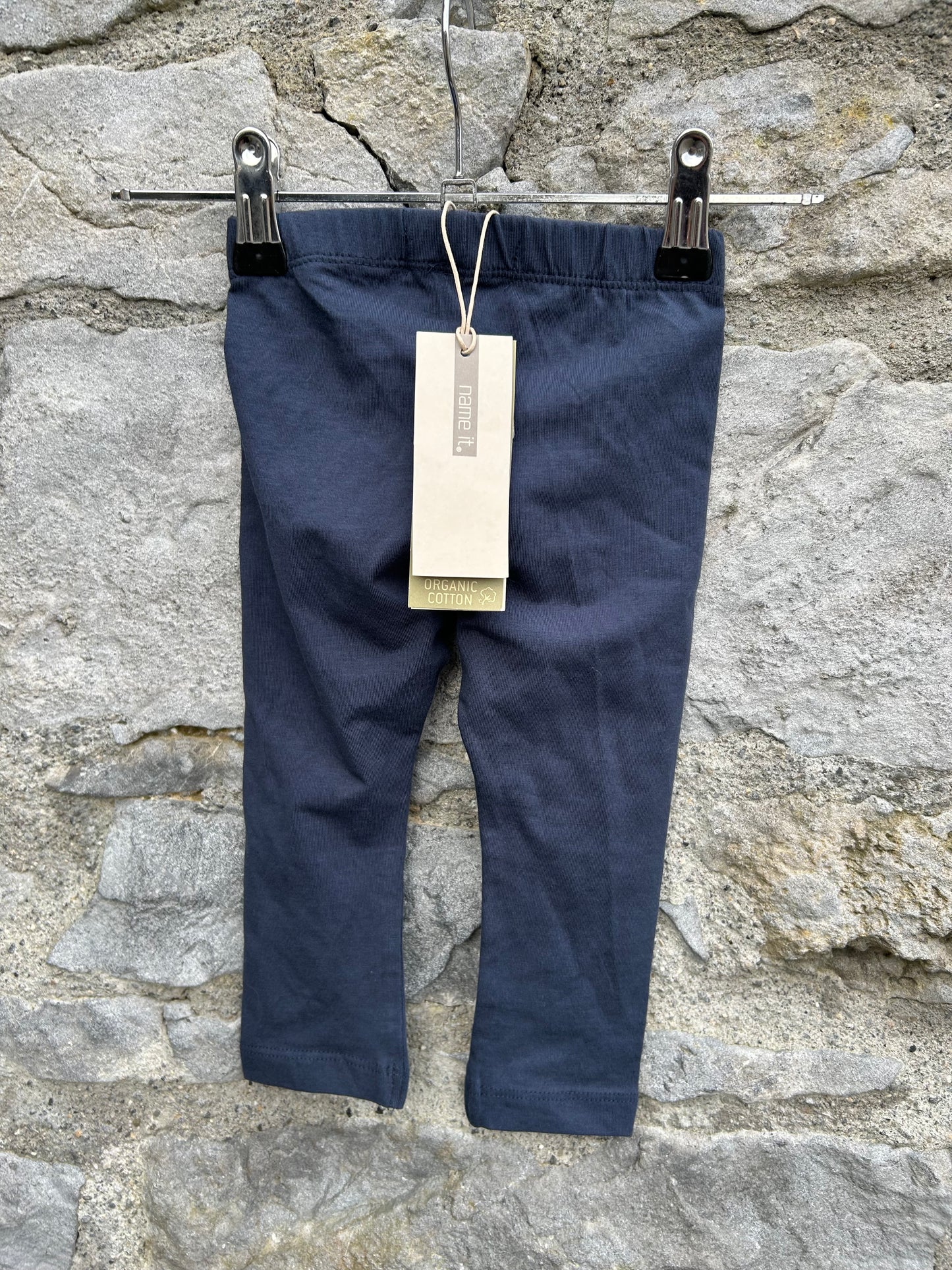 Navy leggings 9-12m (74-80cm)