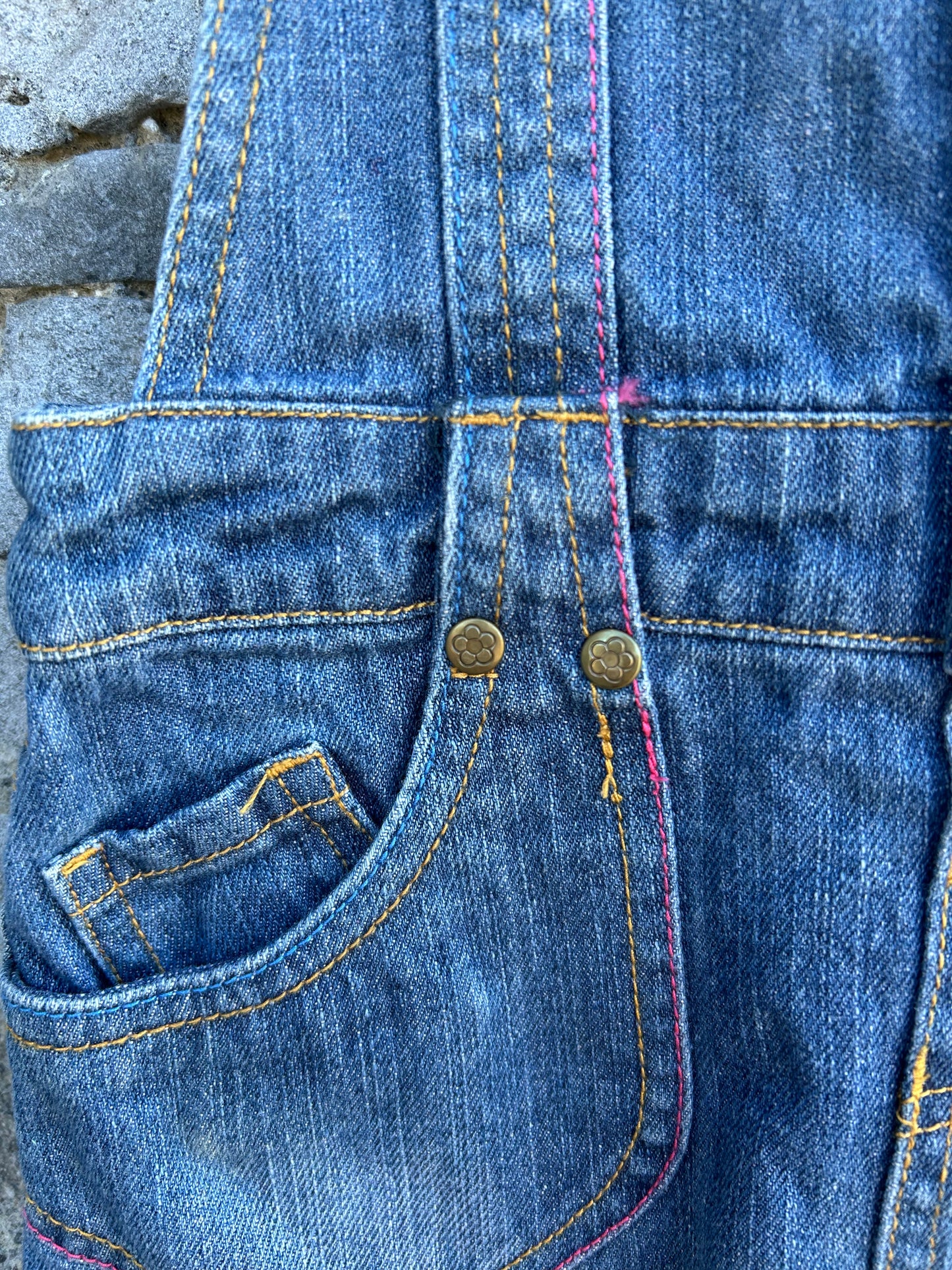 Denim pinafore 2-3y (92-98cm)