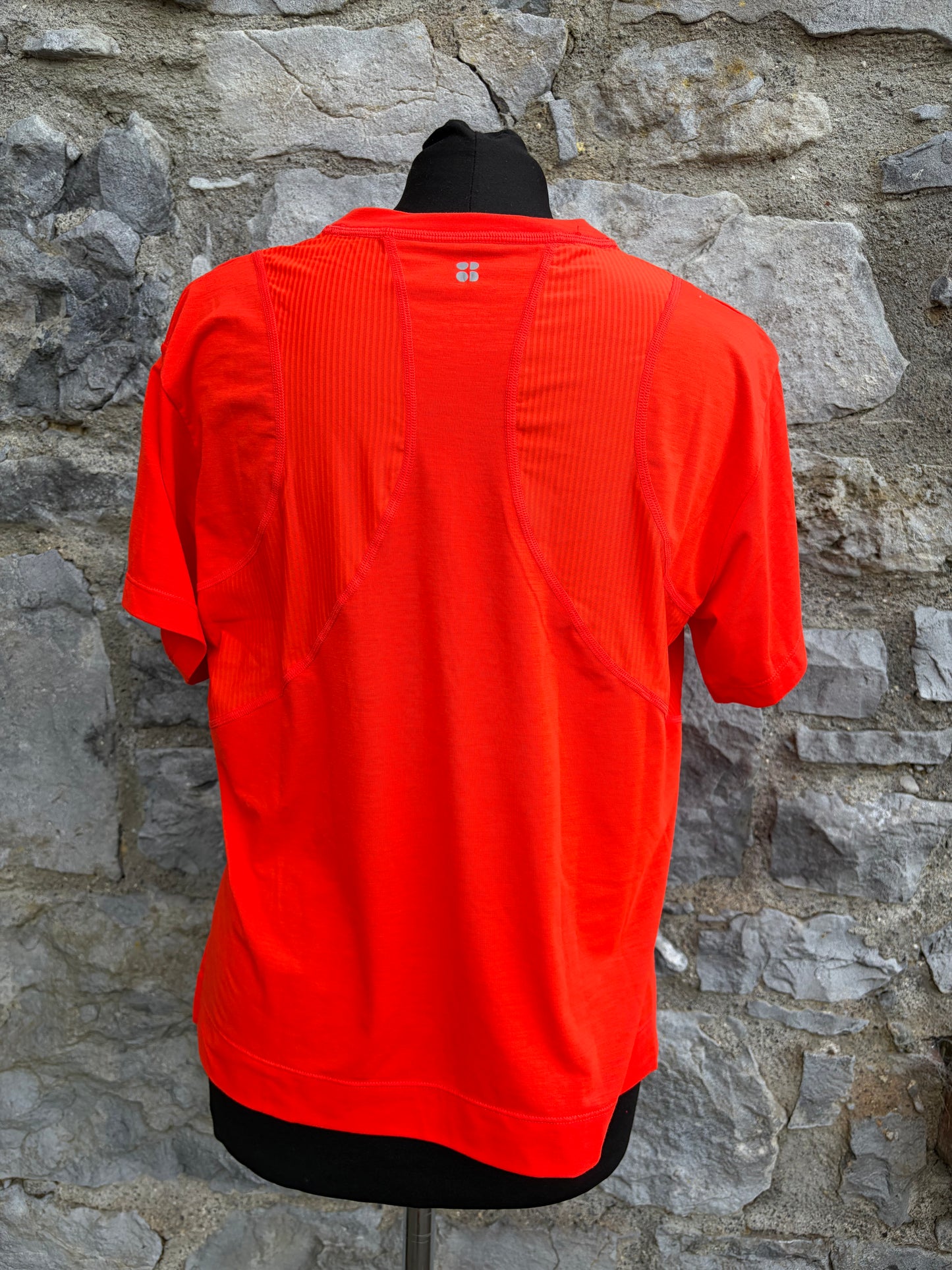 Orange Breathe Easy Circuit T-Shirt uk 8