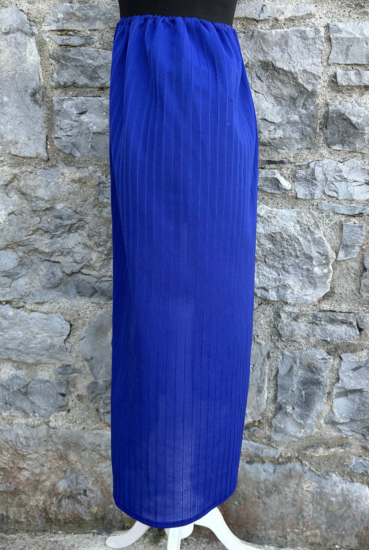 90s royal blue skirt uk 6-10