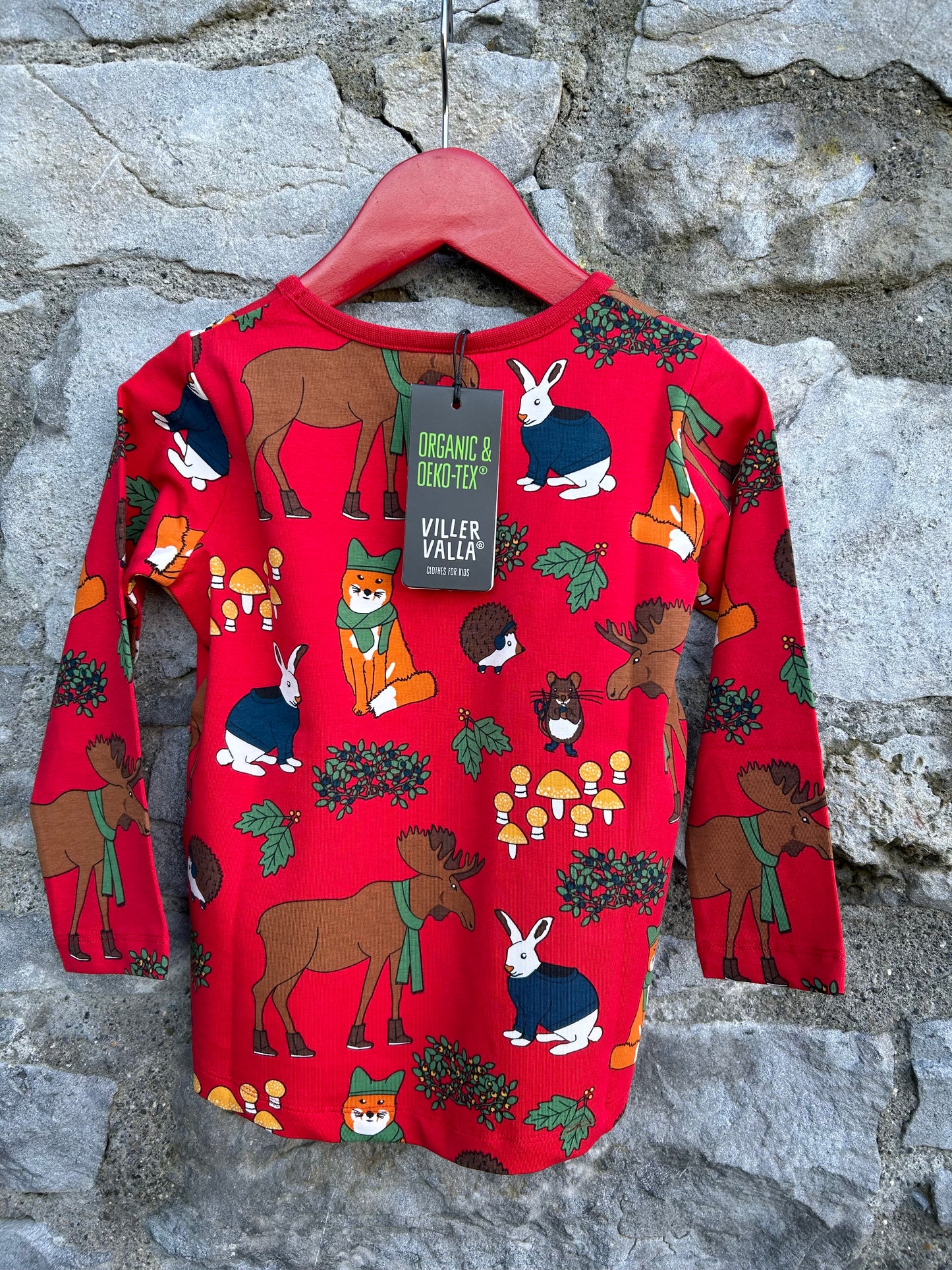 Winter woodland red top 2y (92cm)