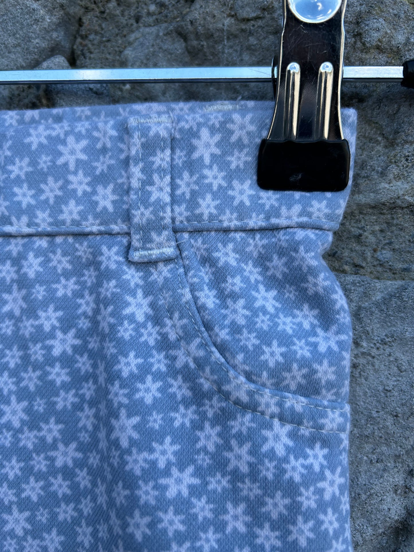 Blue floral flares 4-5y (104-110cm)