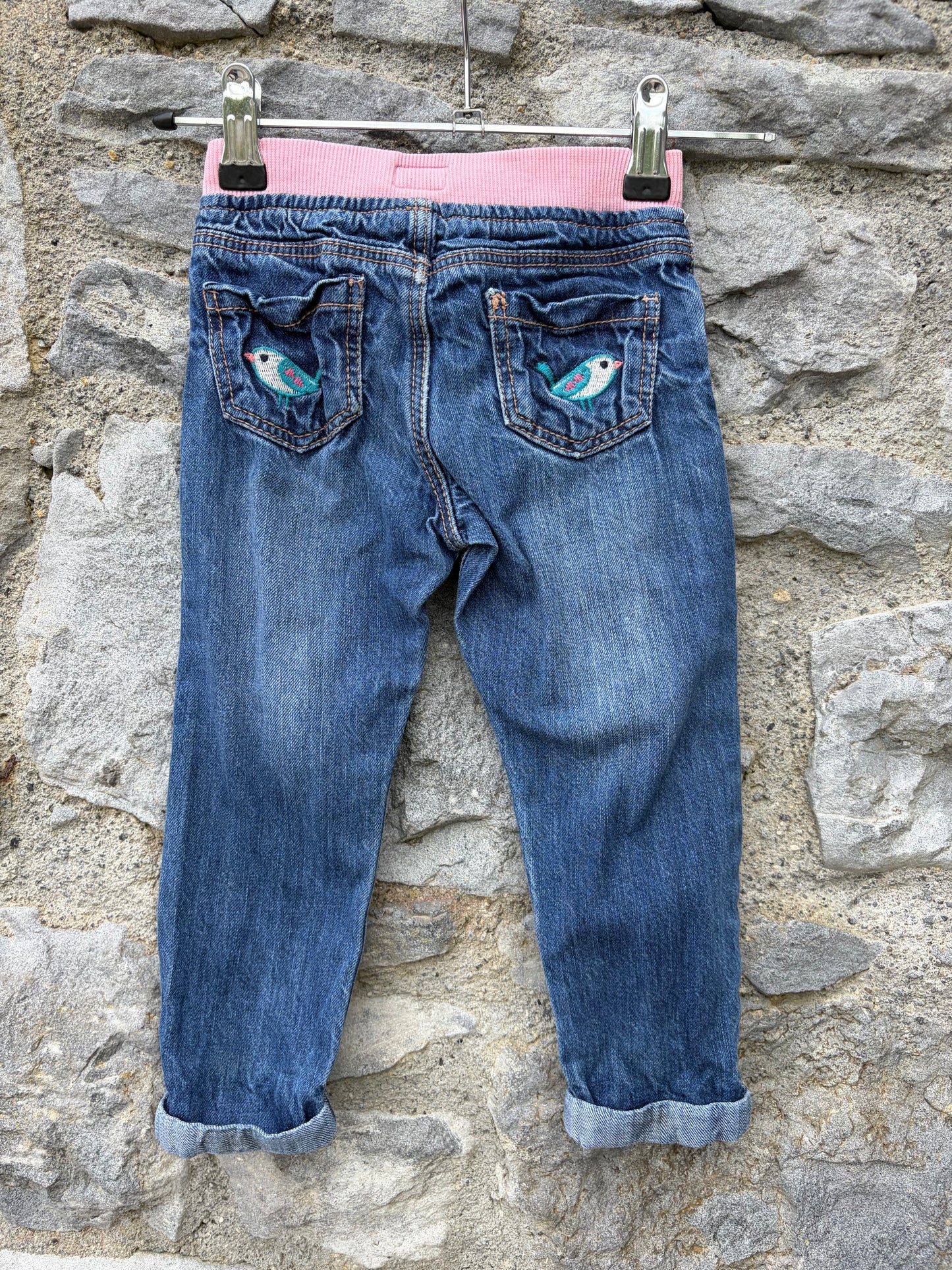 Embroidered jeans 18-24m (86-92cm)