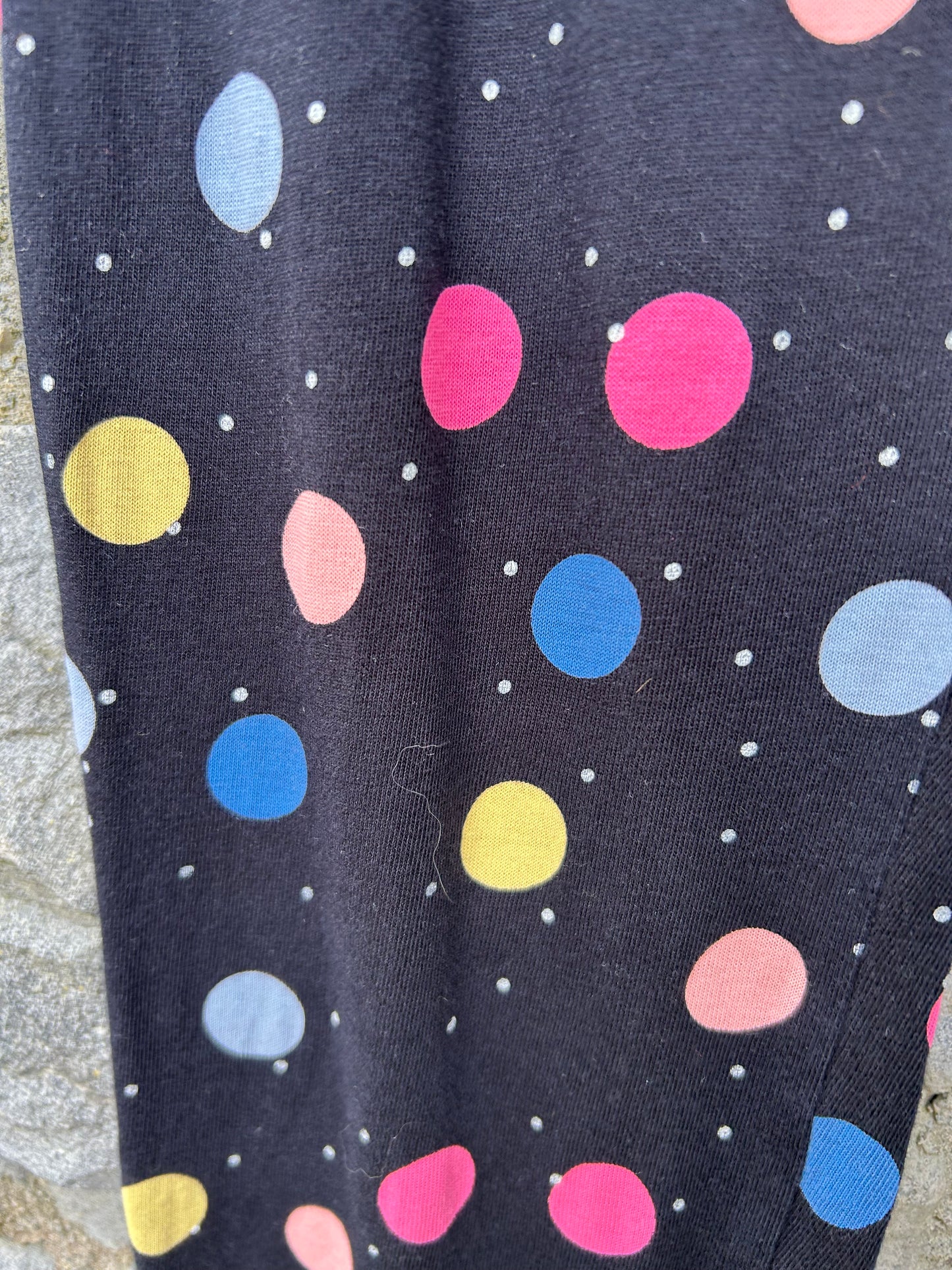 Colourful mega dots navy pj 9-10y (134-140cm)