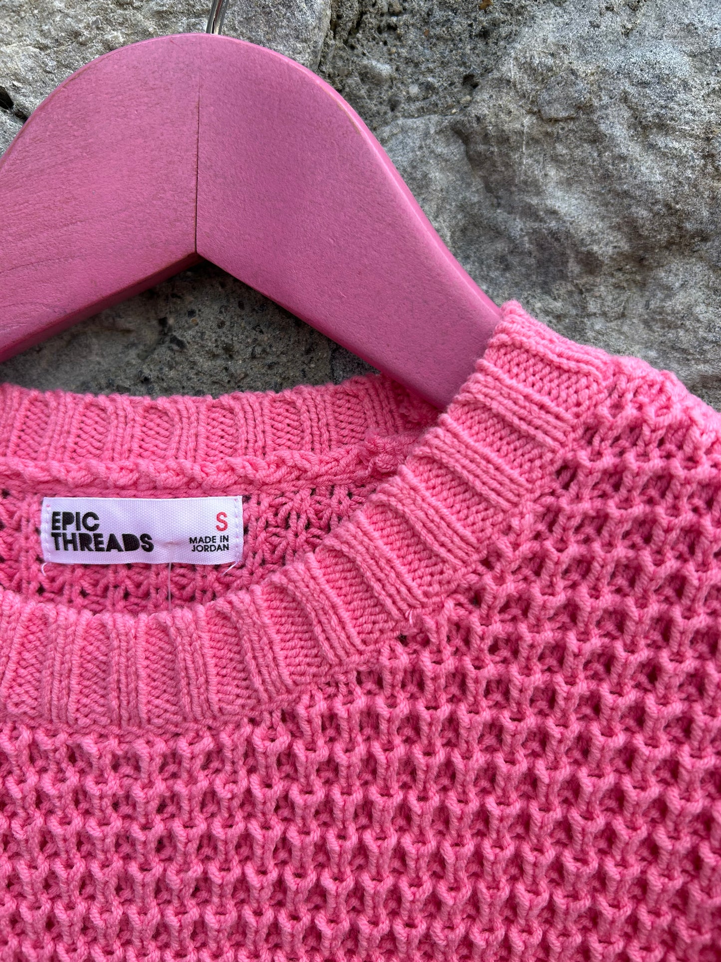 Pink jumper 6-7y (116-122cm)