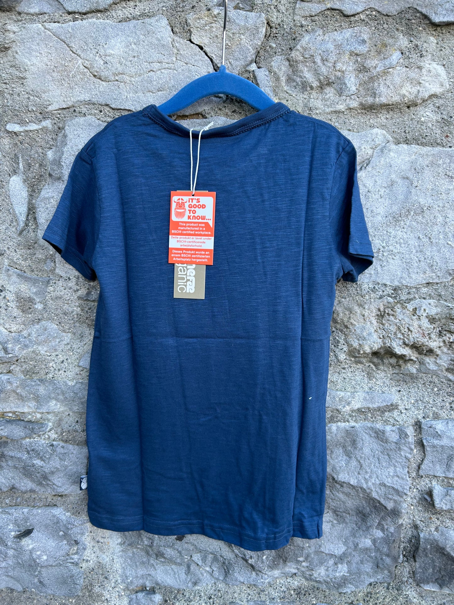 Silver Freja navy T-shirt 6y (116cm)