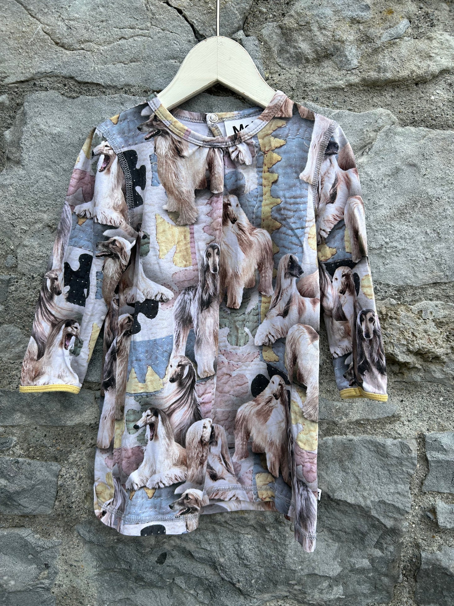 Grey dogs dress 18m (86cm)