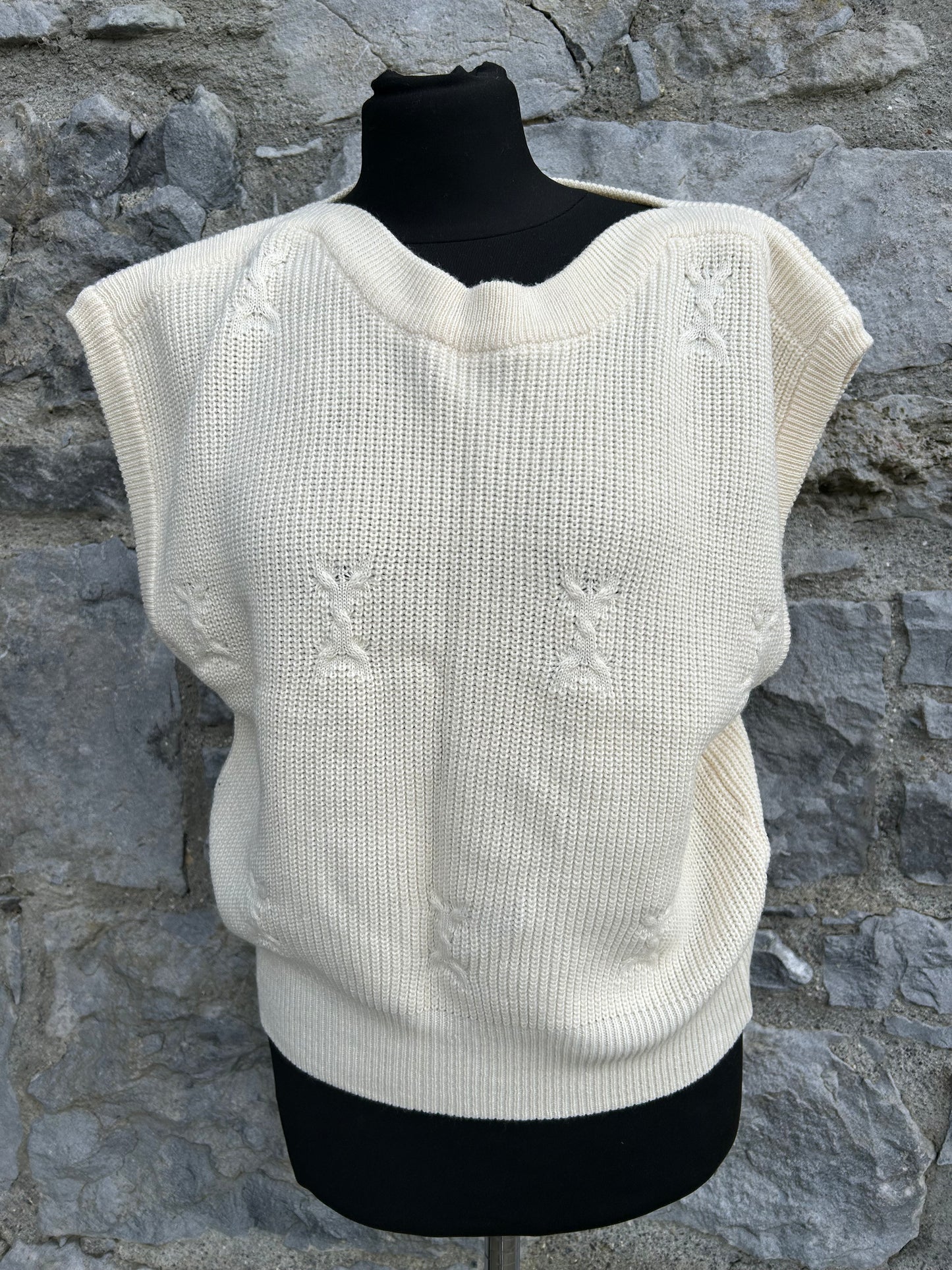 Cream gilet uk 10-12