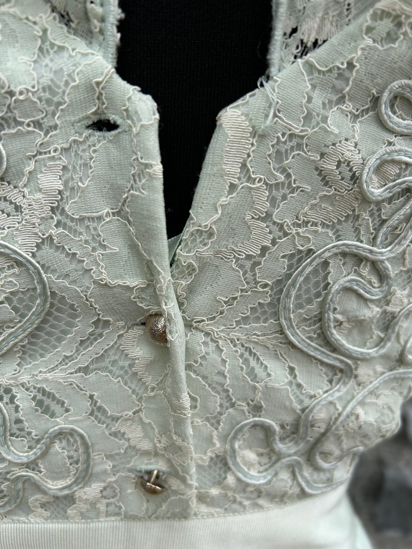 Mint lace&pleats dress uk 6