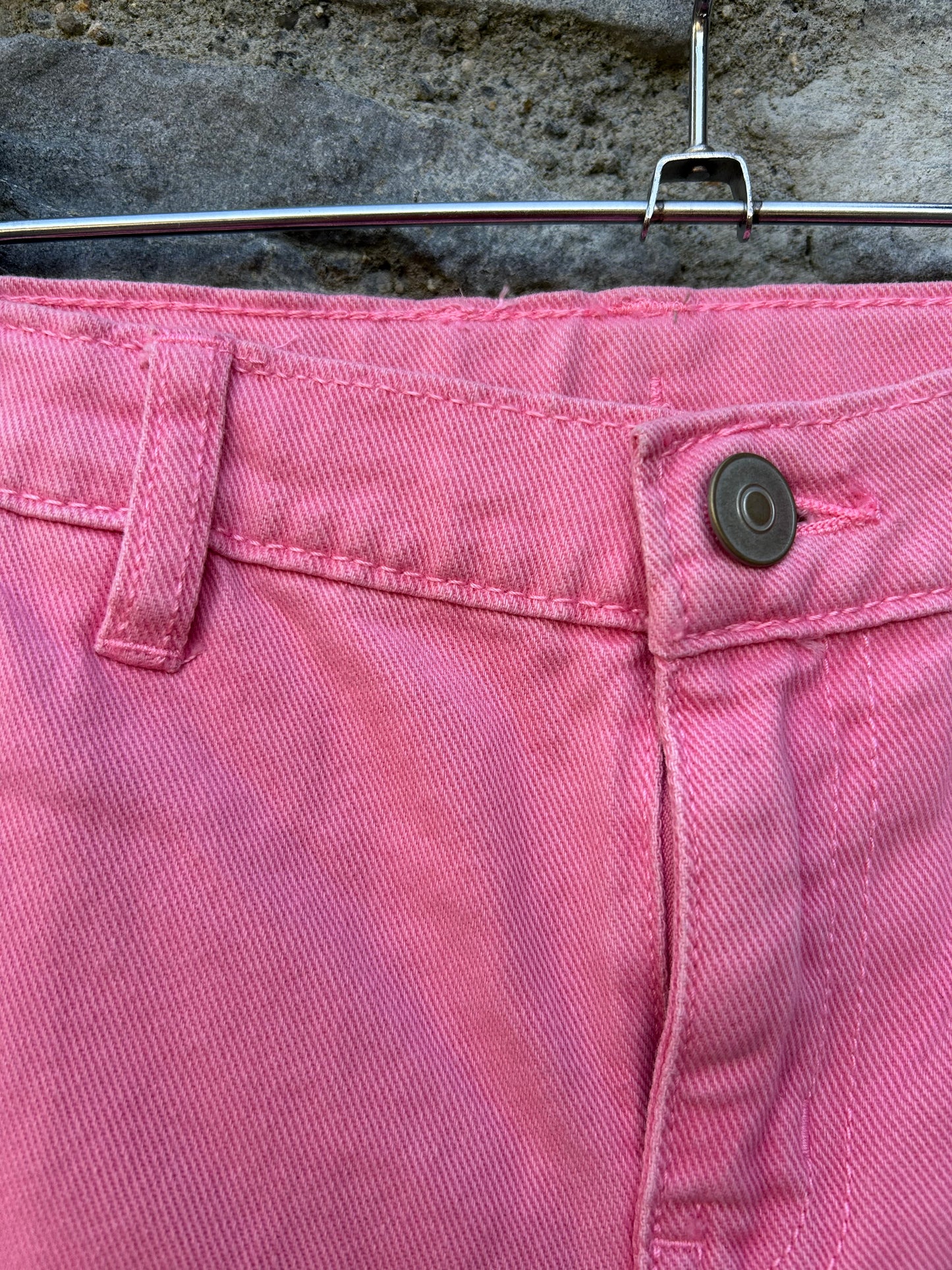 Pink wide leg jeans 4-5y (104-110cm)
