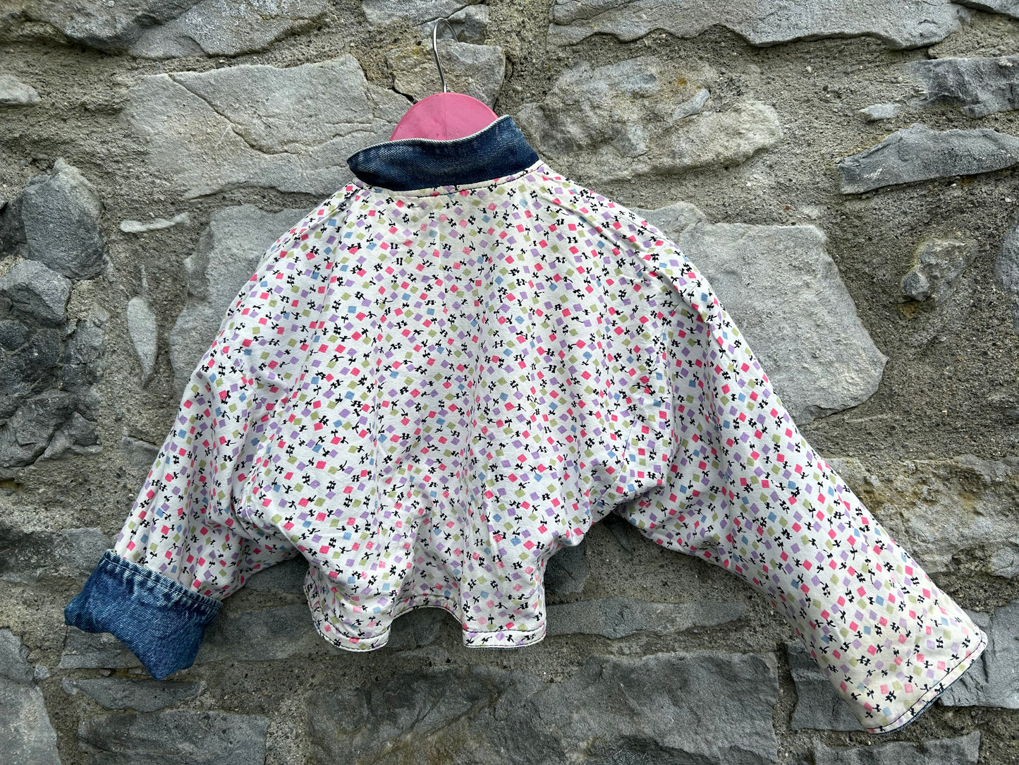 80s denim reversible jacket 3-4y (98-104cm)