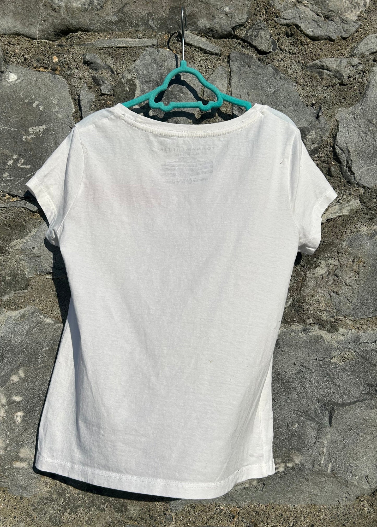 TH white logo T-shirt 7-8y (122-128cm)