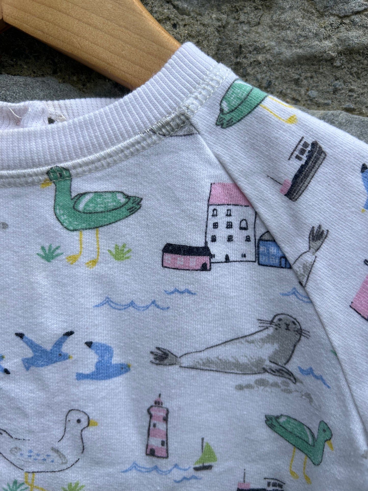 Seaside cropped sweatshirt 2-3y (92-98cm)